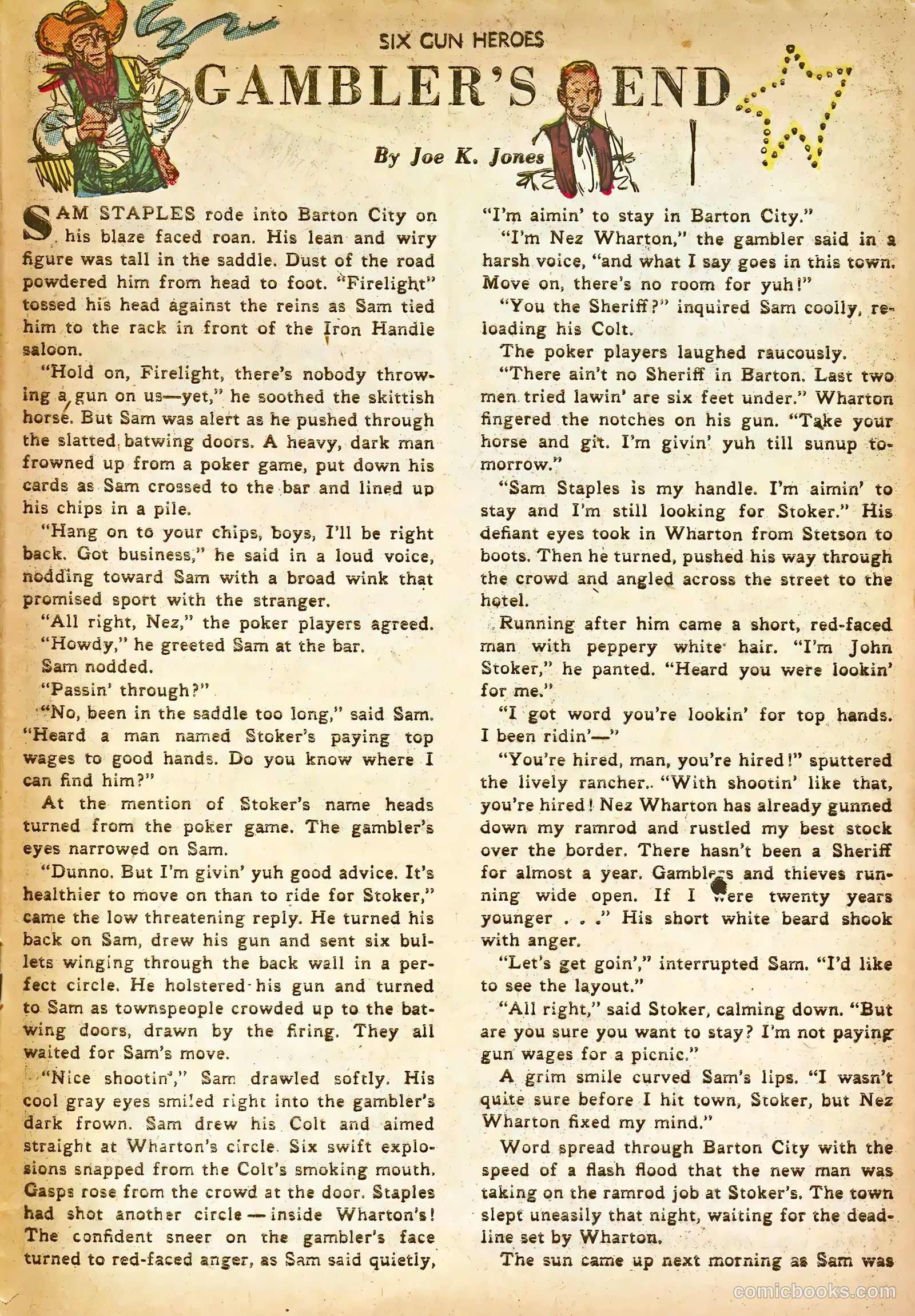 Six-Gun Heroes #15 (1952) — page 25 of 36
