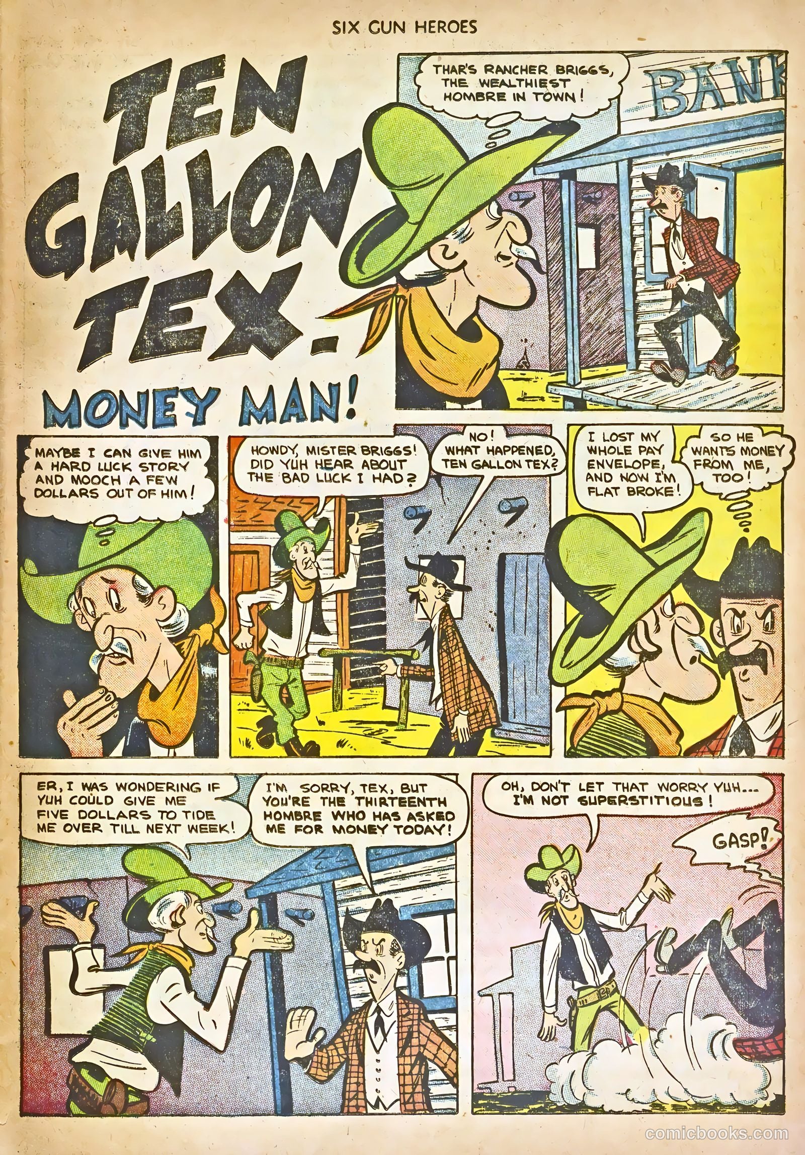Six-Gun Heroes #15 (1952) — page 27 of 36