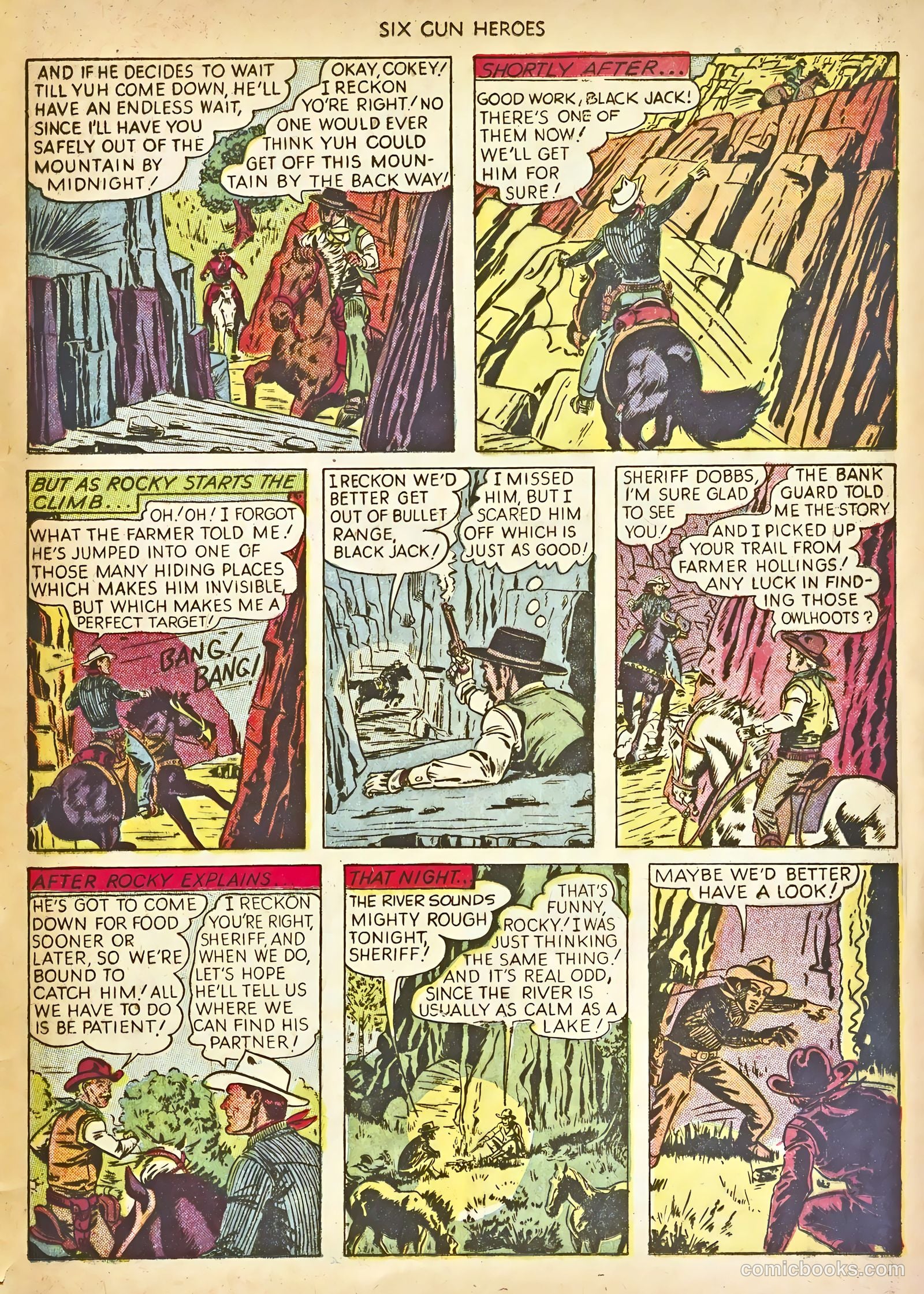 Six-Gun Heroes #15 (1952) — page 31 of 36