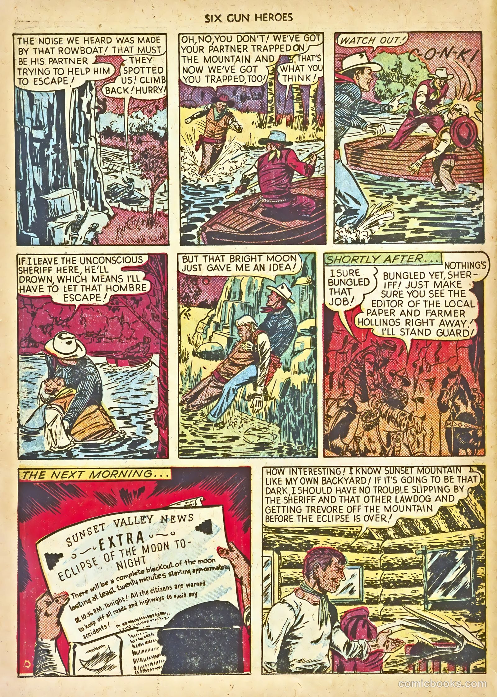 Six-Gun Heroes #15 (1952) — page 32 of 36