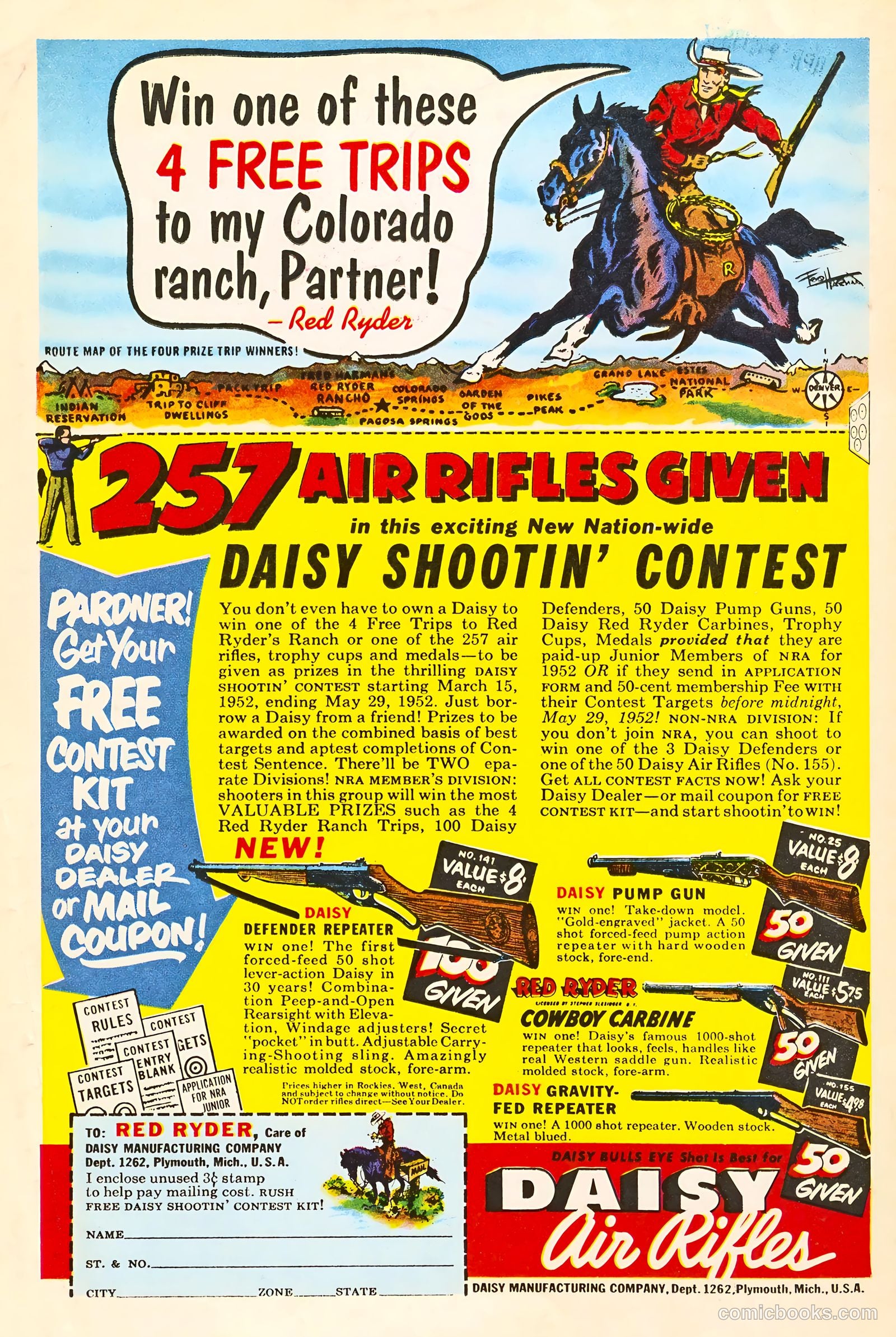 Six-Gun Heroes #15 (1952) — page 36 of 36