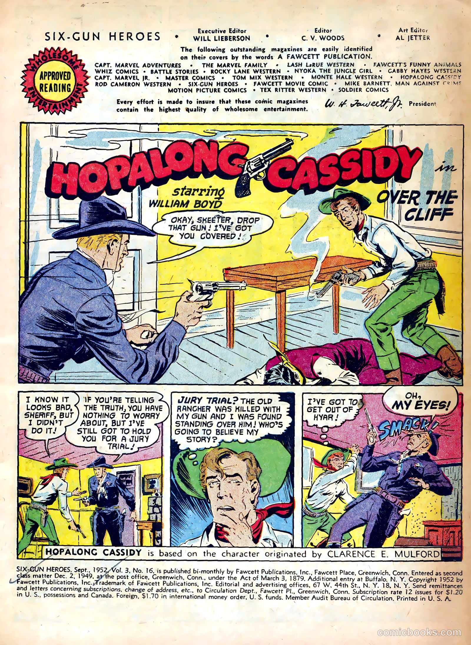 Six-Gun Heroes #16 (1952) — page 3 of 36