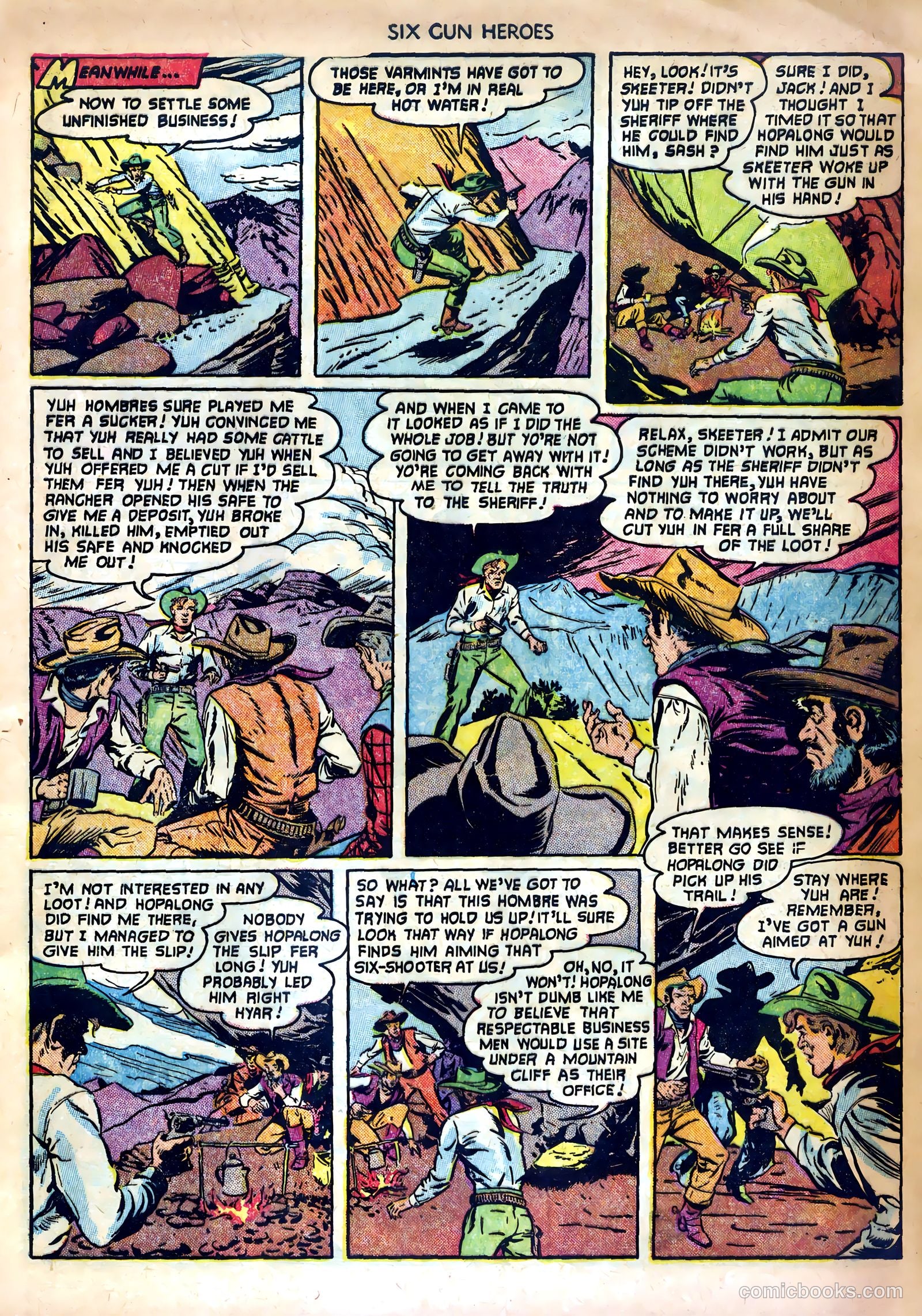 Six-Gun Heroes #16 (1952) — page 5 of 36