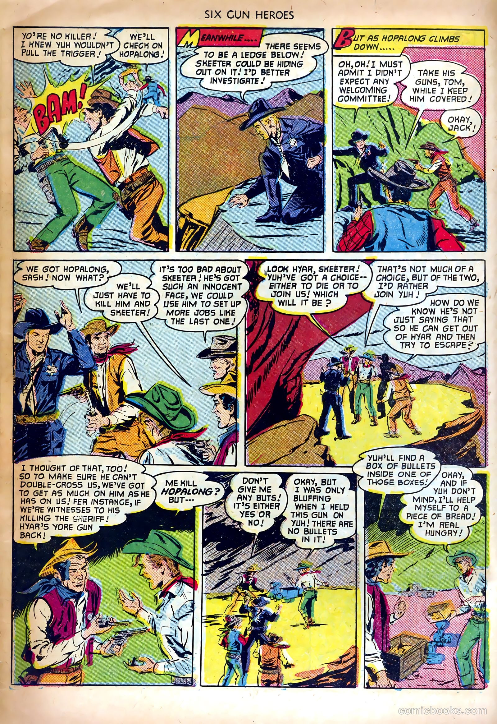 Six-Gun Heroes #16 (1952) — page 6 of 36