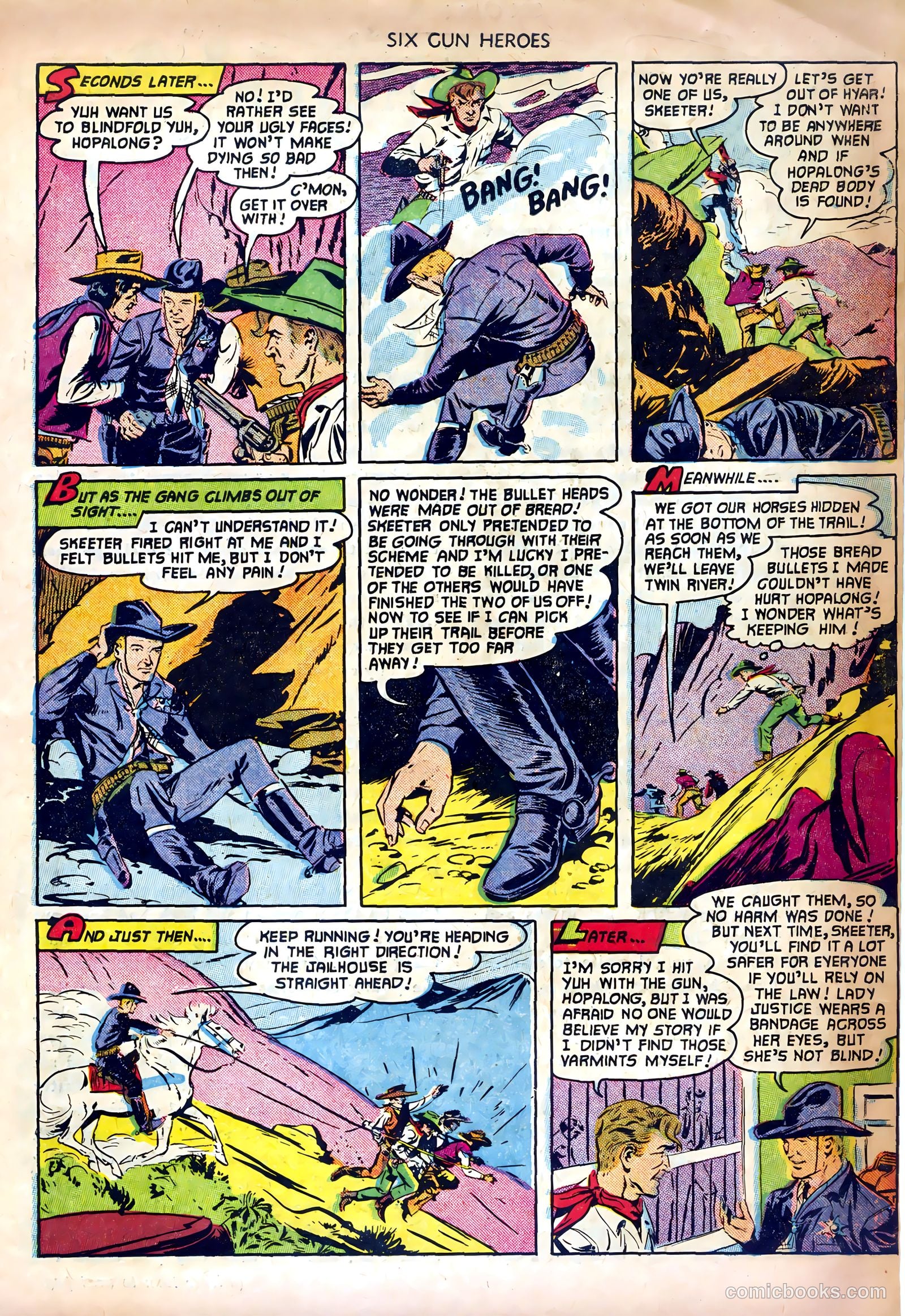 Six-Gun Heroes #16 (1952) — page 7 of 36