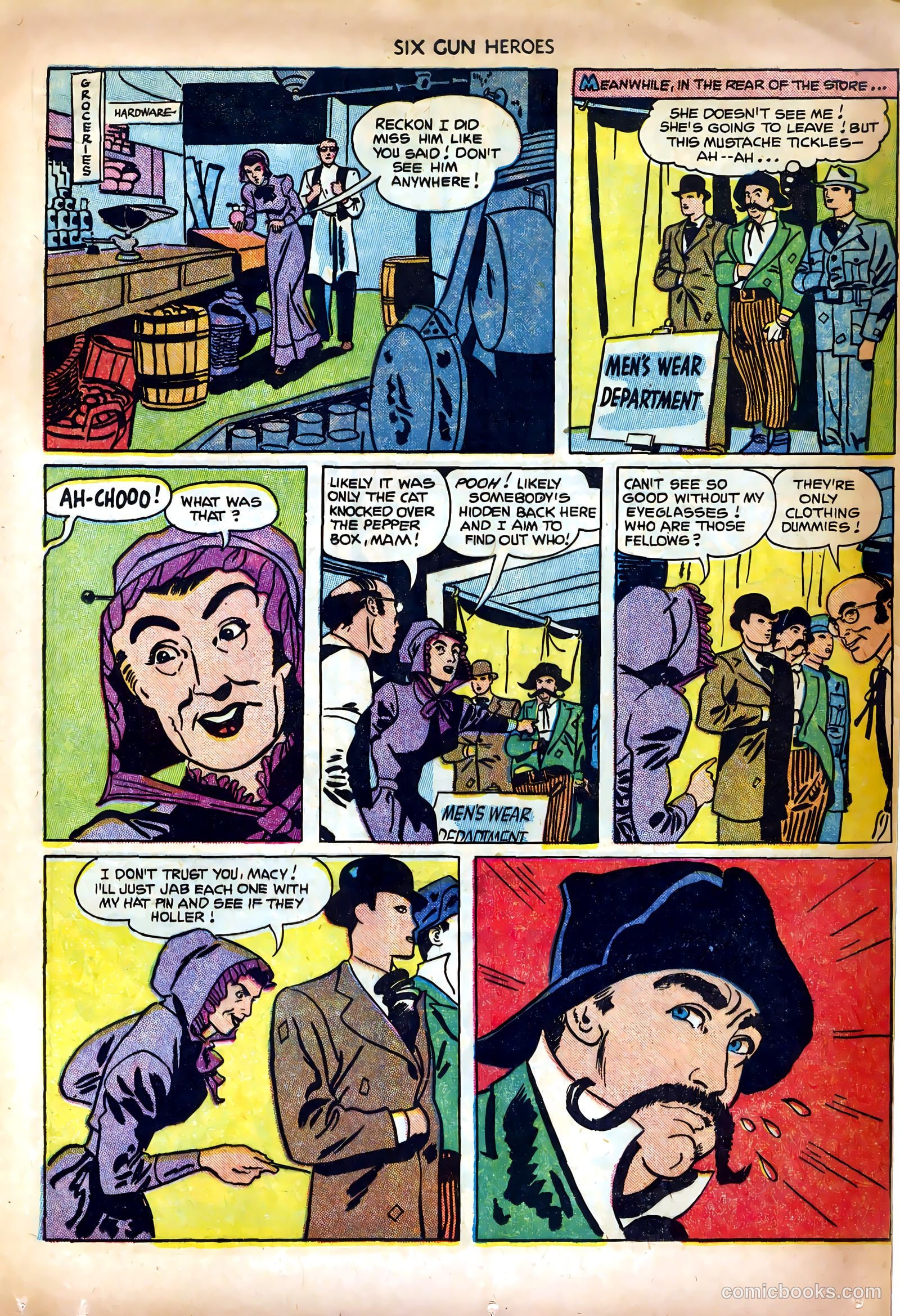 Six-Gun Heroes #16 (1952) — page 13 of 36
