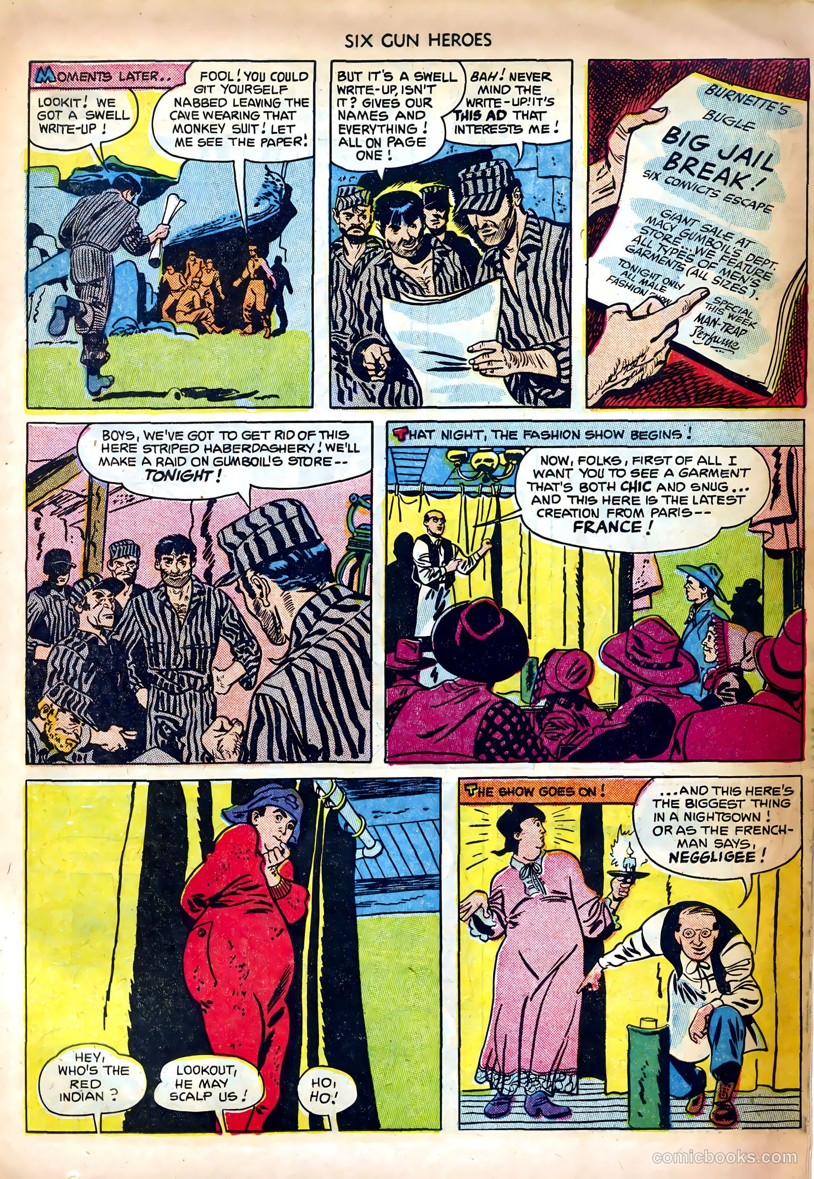 Six-Gun Heroes #16 (1952) — page 15 of 36