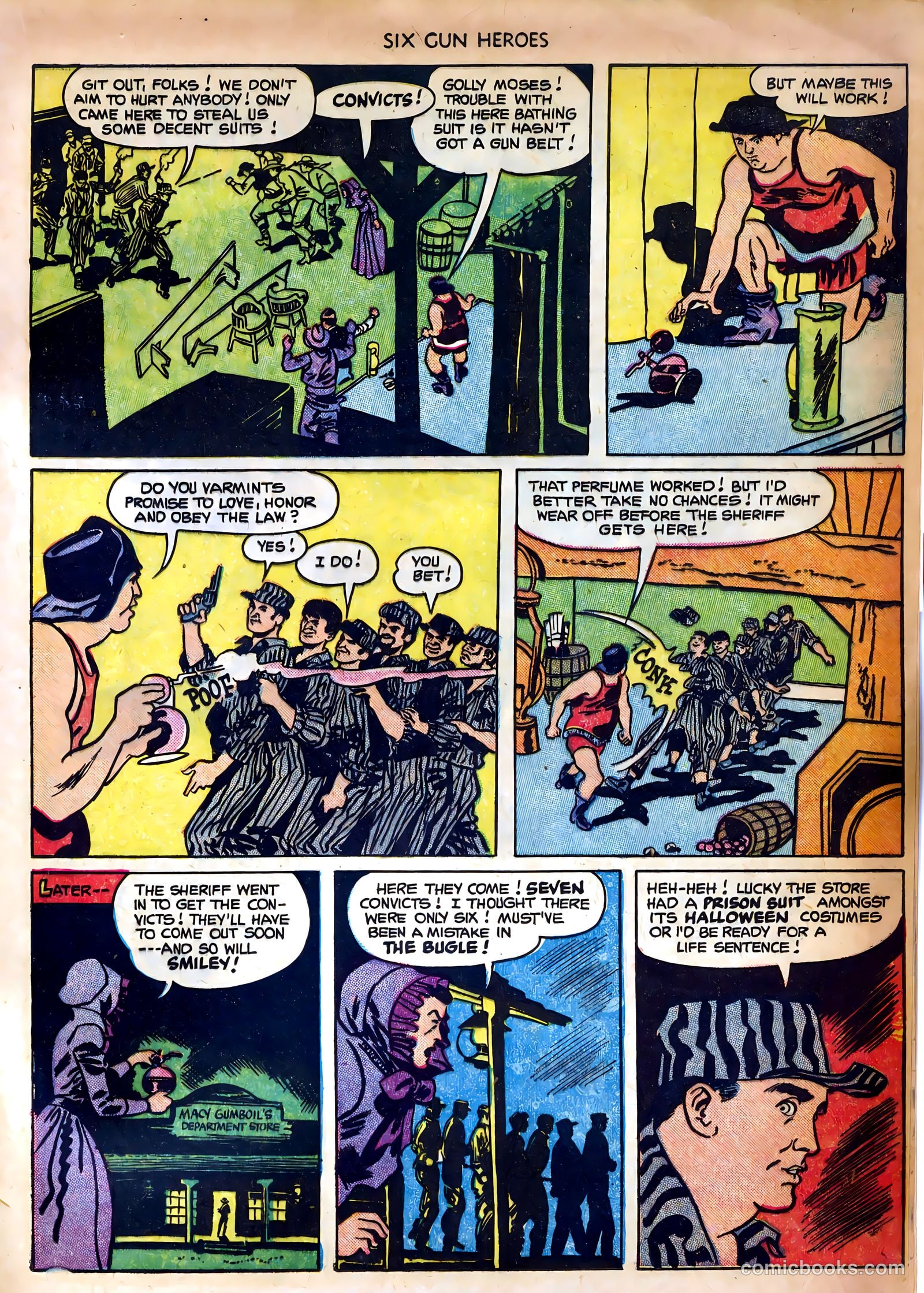 Six-Gun Heroes #16 (1952) — page 17 of 36