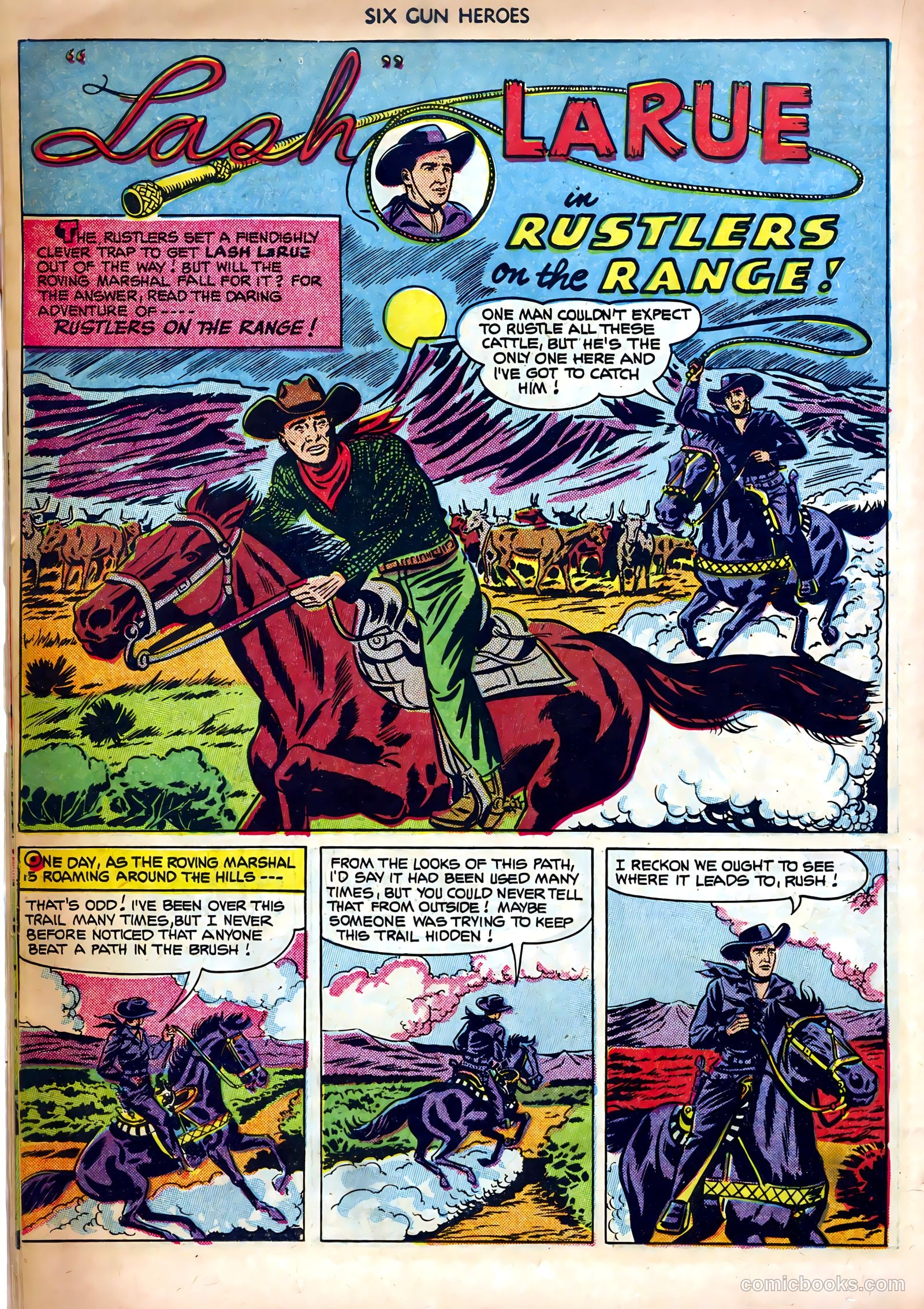Six-Gun Heroes #16 (1952) — page 18 of 36