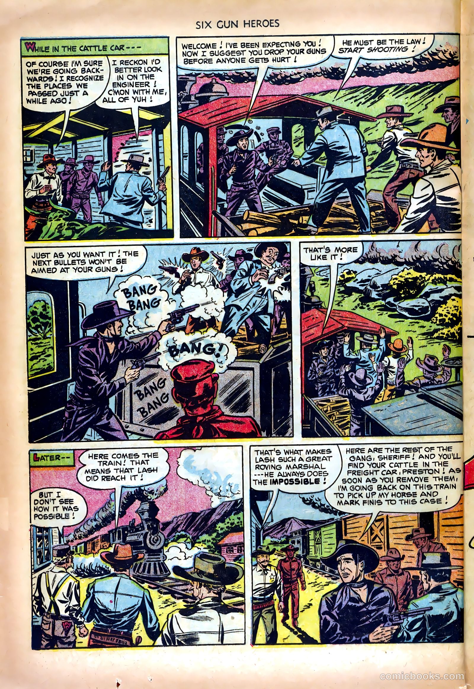 Six-Gun Heroes #16 (1952) — page 24 of 36