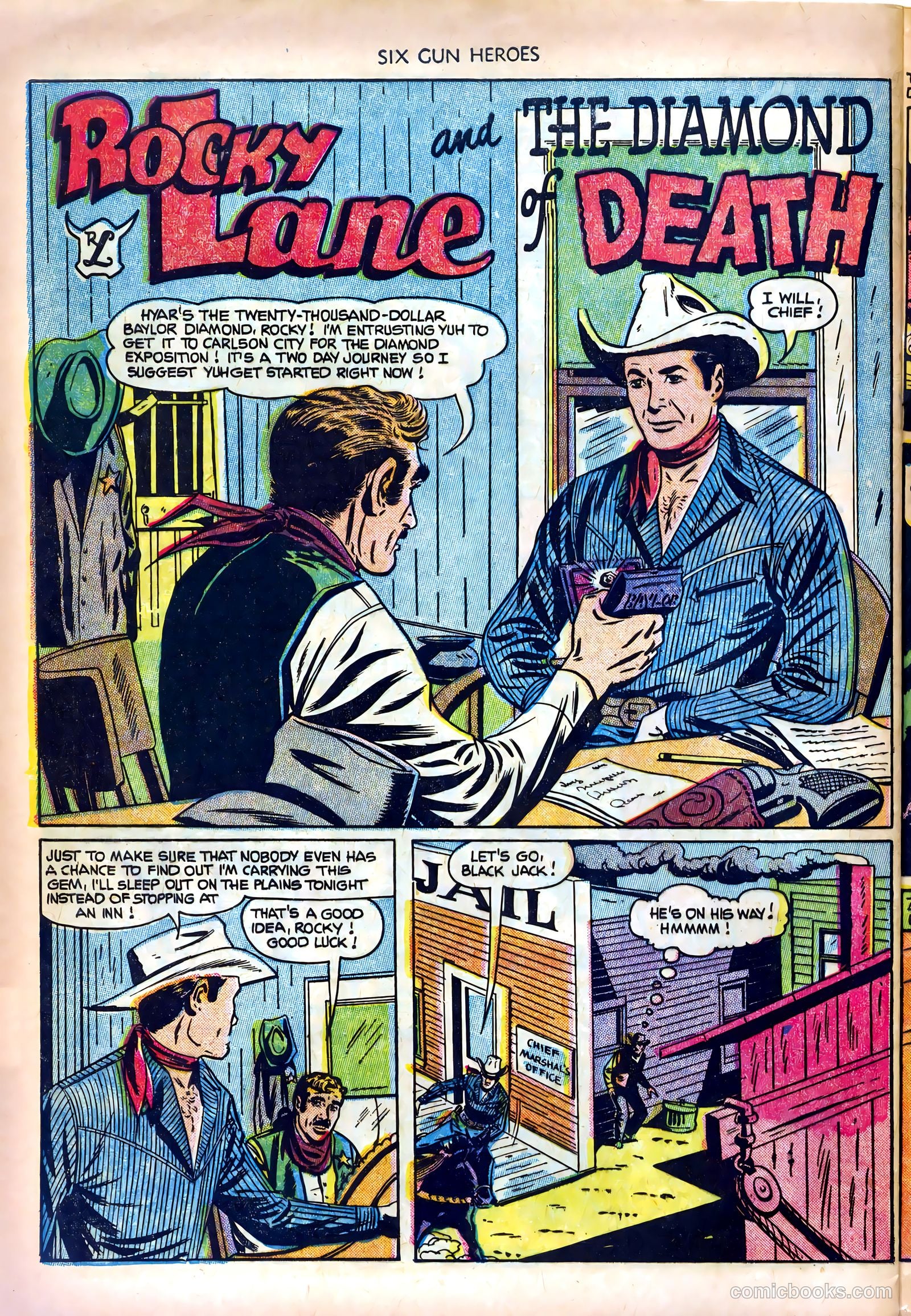 Six-Gun Heroes #16 (1952) — page 28 of 36