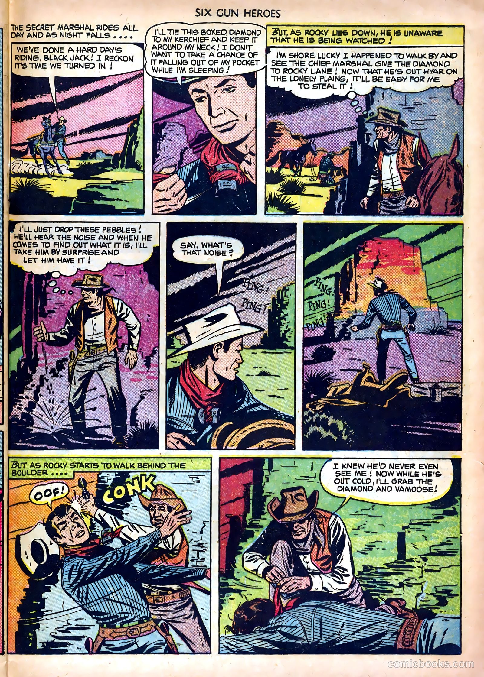 Six-Gun Heroes #16 (1952) — page 29 of 36