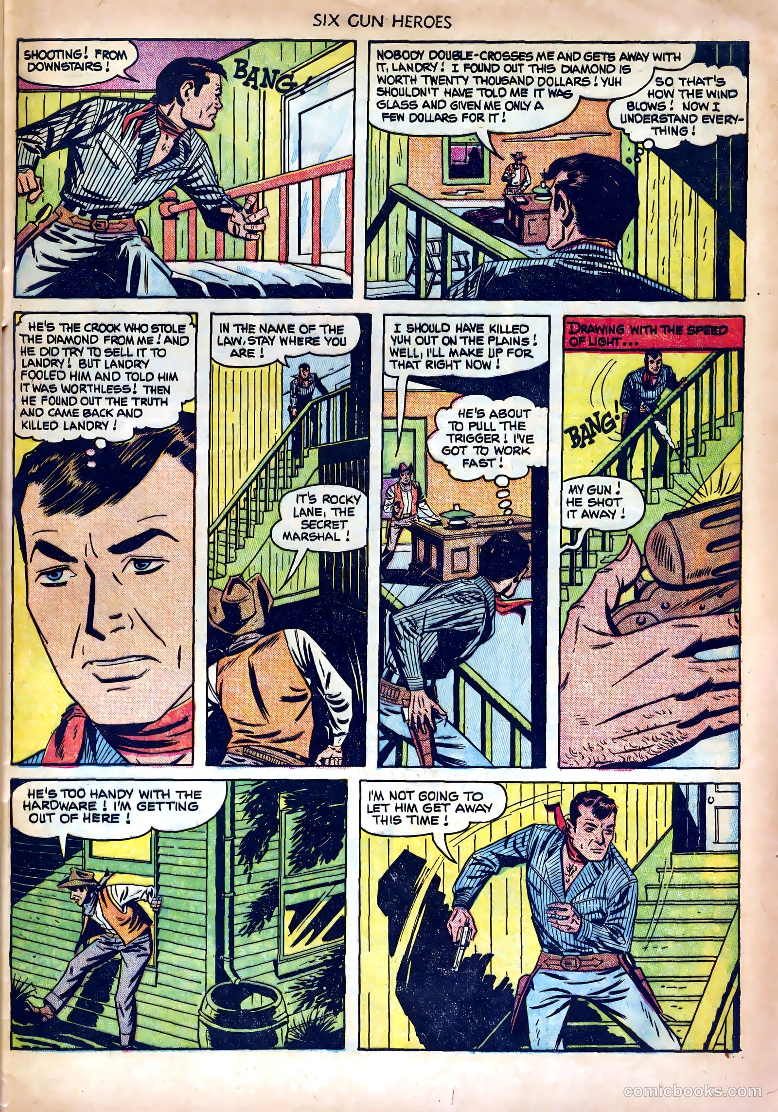 Six-Gun Heroes #16 (1952) — page 33 of 36