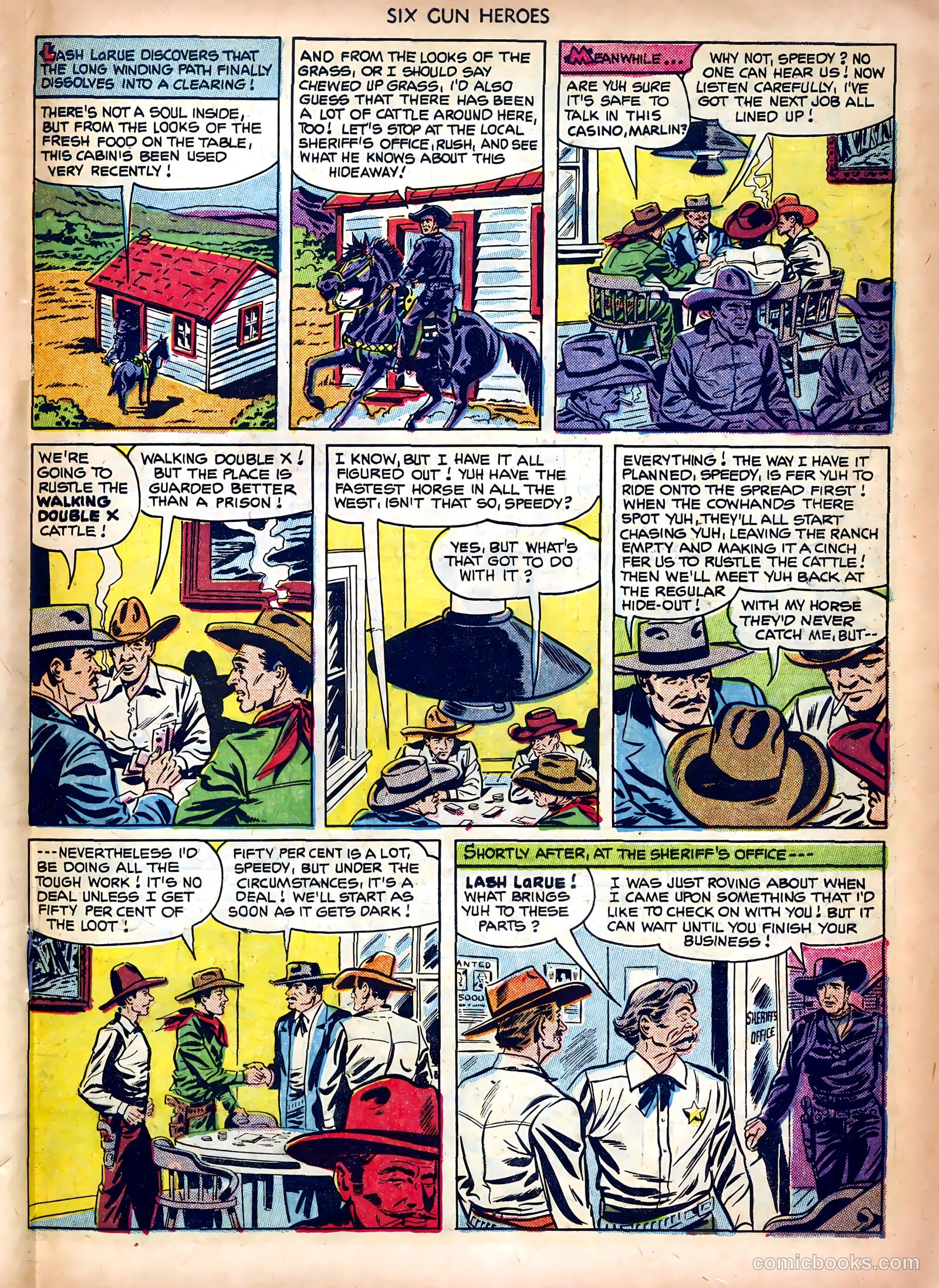 Six-Gun Heroes #16 (1952) — page 19 of 36