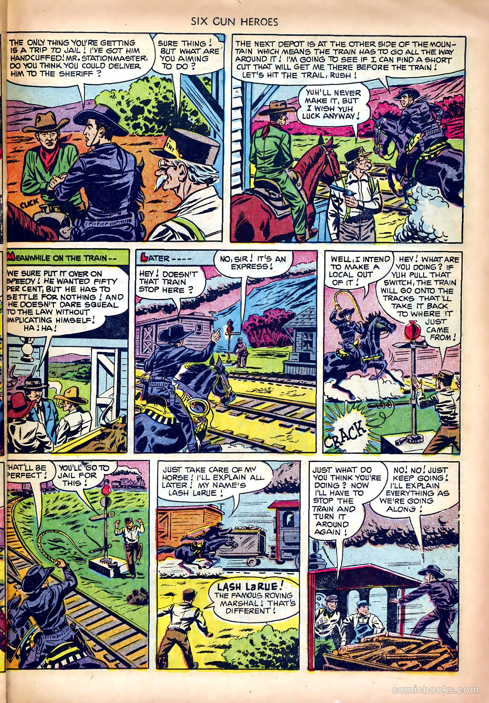 Six-Gun Heroes #16 (1952) — page 23 of 36