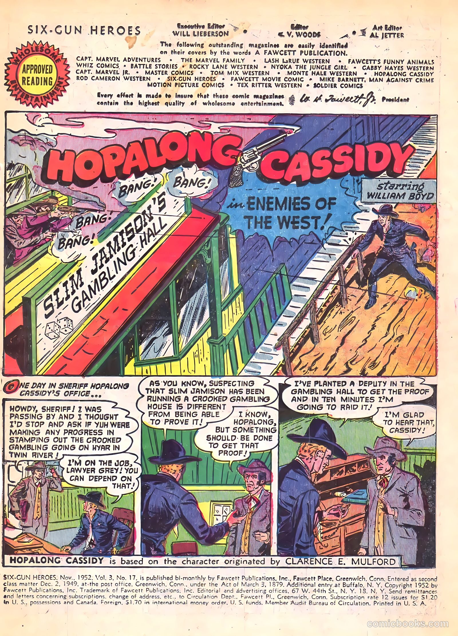 Six-Gun Heroes #17 (1952) — page 3 of 36