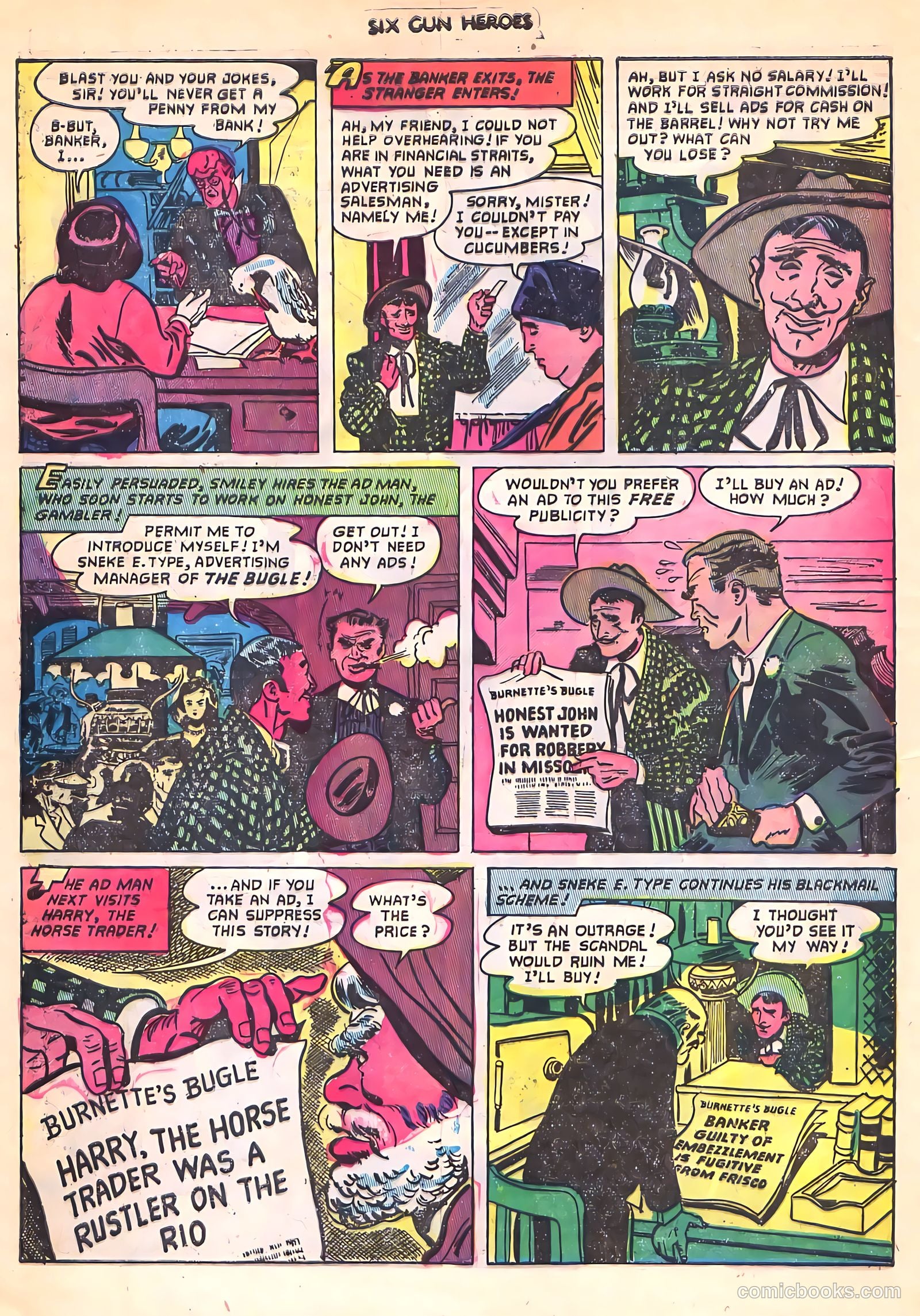 Six-Gun Heroes #17 (1952) — page 12 of 36