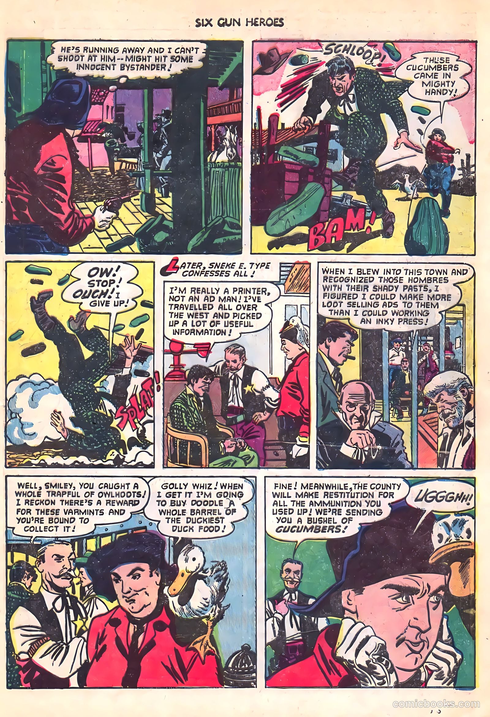 Six-Gun Heroes #17 (1952) — page 15 of 36