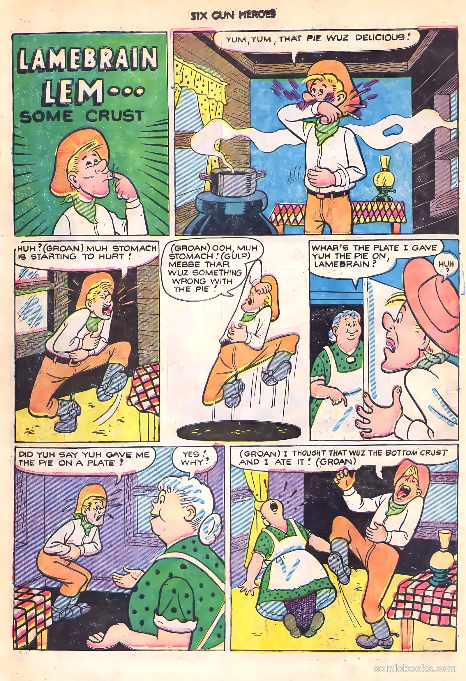 Six-Gun Heroes #17 (1952) — page 16 of 36