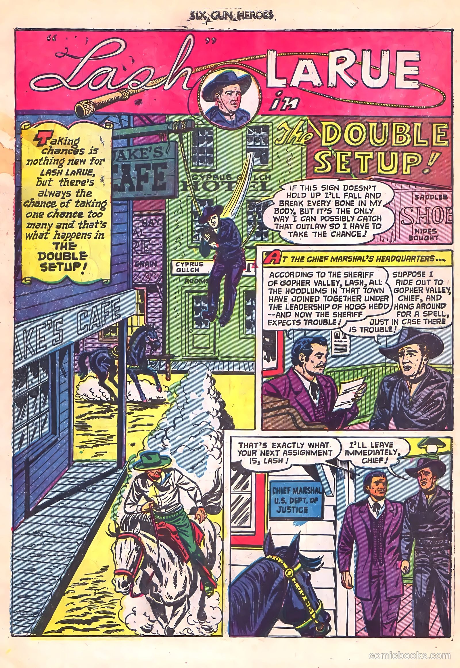 Six-Gun Heroes #17 (1952) — page 18 of 36