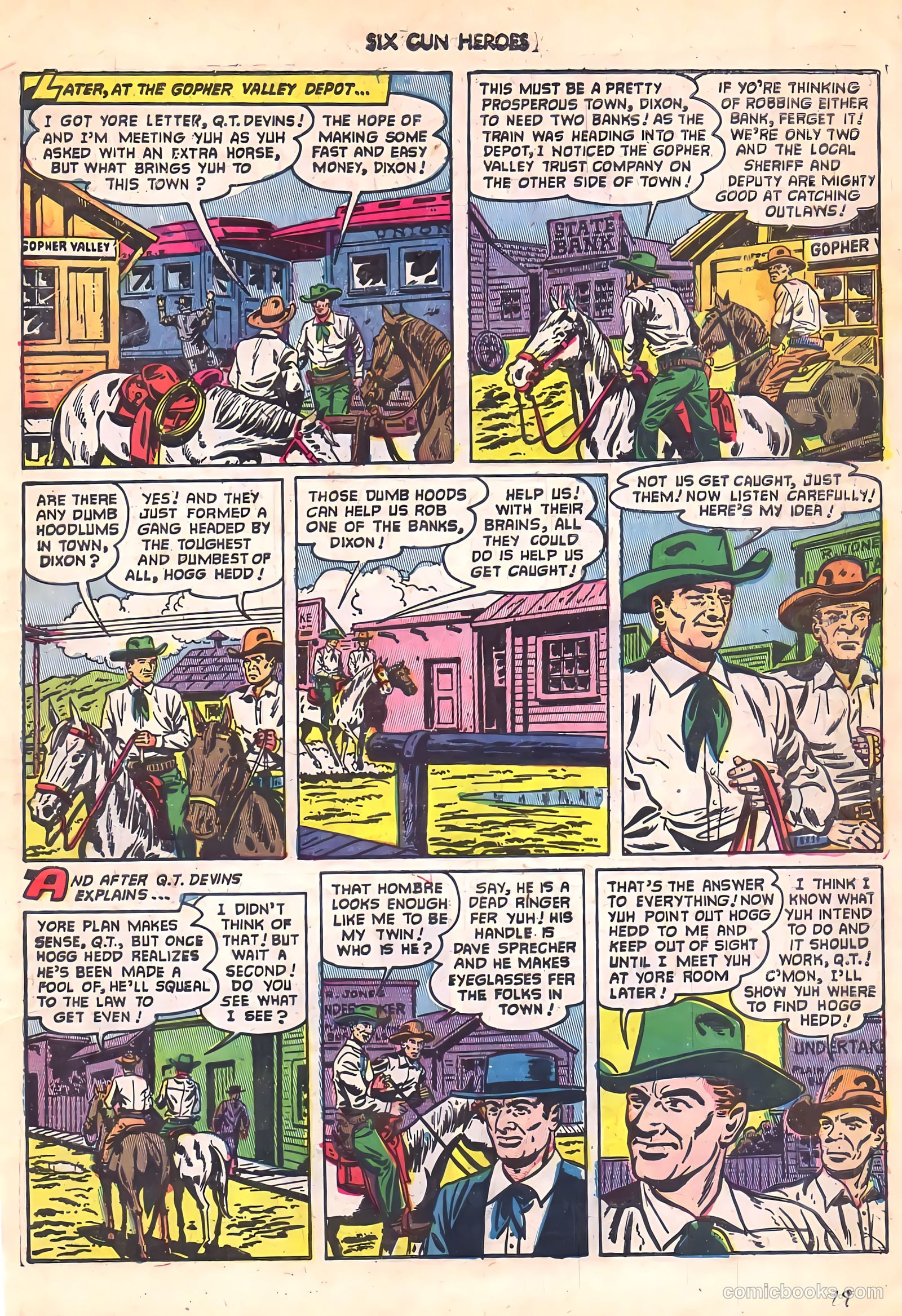 Six-Gun Heroes #17 (1952) — page 19 of 36