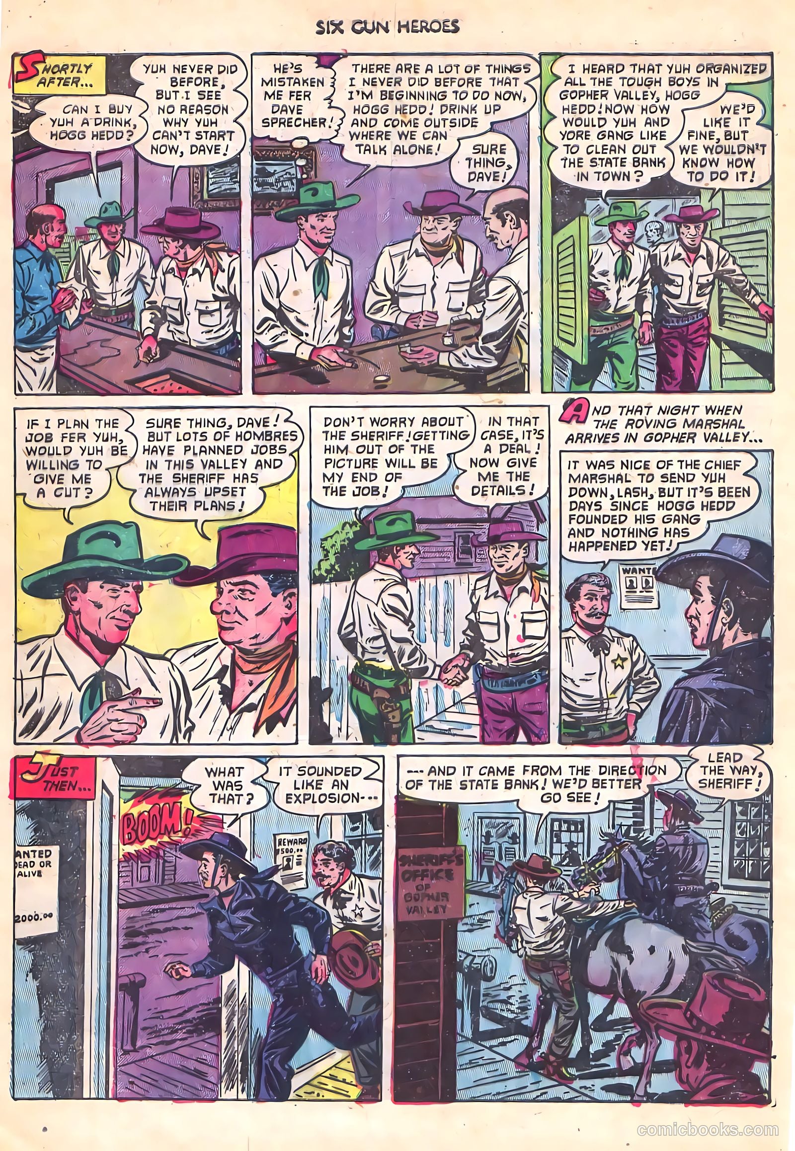Six-Gun Heroes #17 (1952) — page 20 of 36