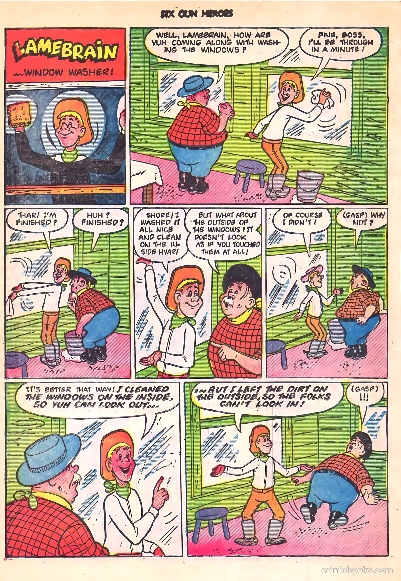 Six-Gun Heroes #17 (1952) — page 27 of 36
