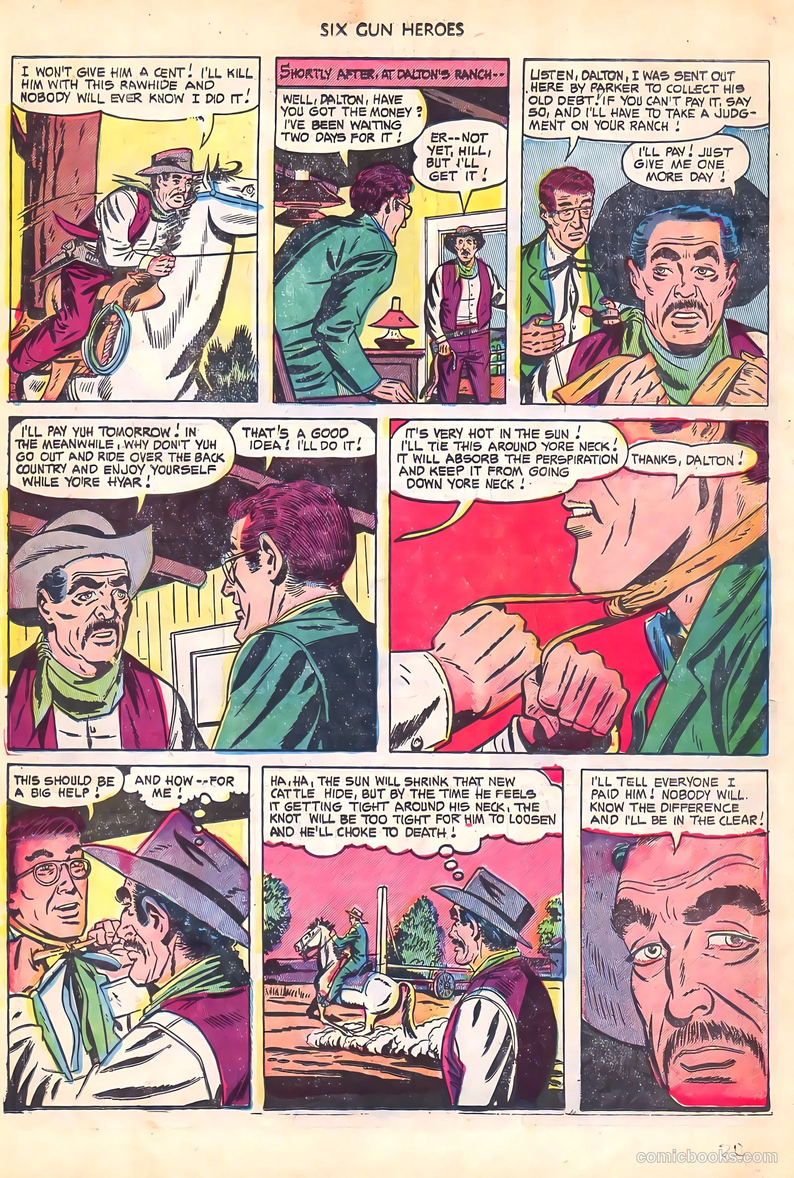 Six-Gun Heroes #17 (1952) — page 29 of 36
