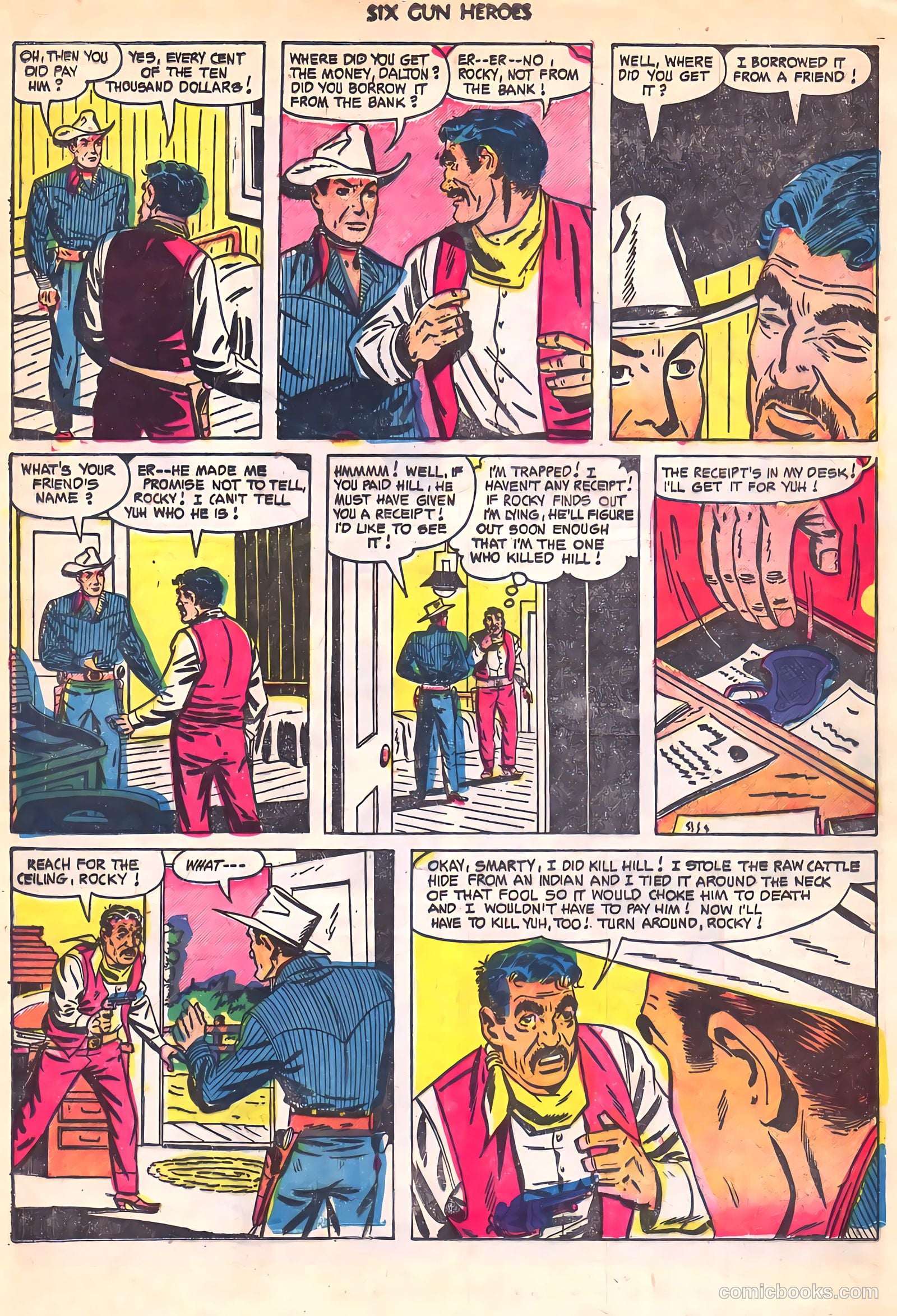 Six-Gun Heroes #17 (1952) — page 31 of 36