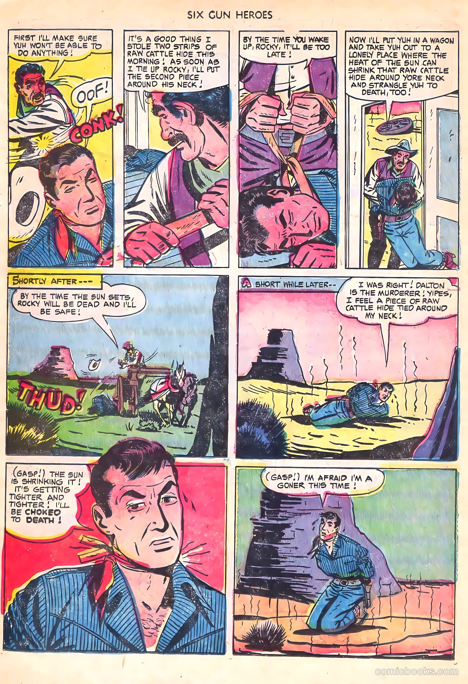 Six-Gun Heroes #17 (1952) — page 32 of 36