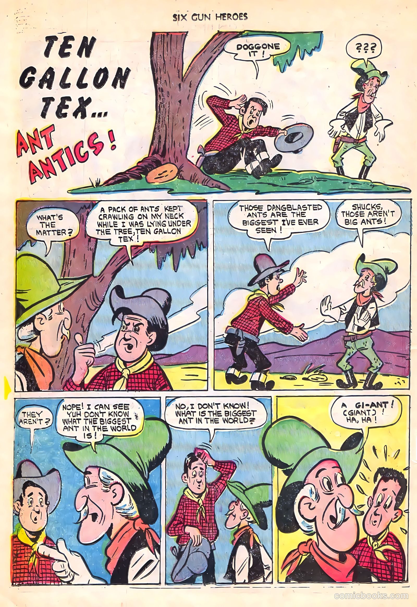 Six-Gun Heroes #17 (1952) — page 8 of 36