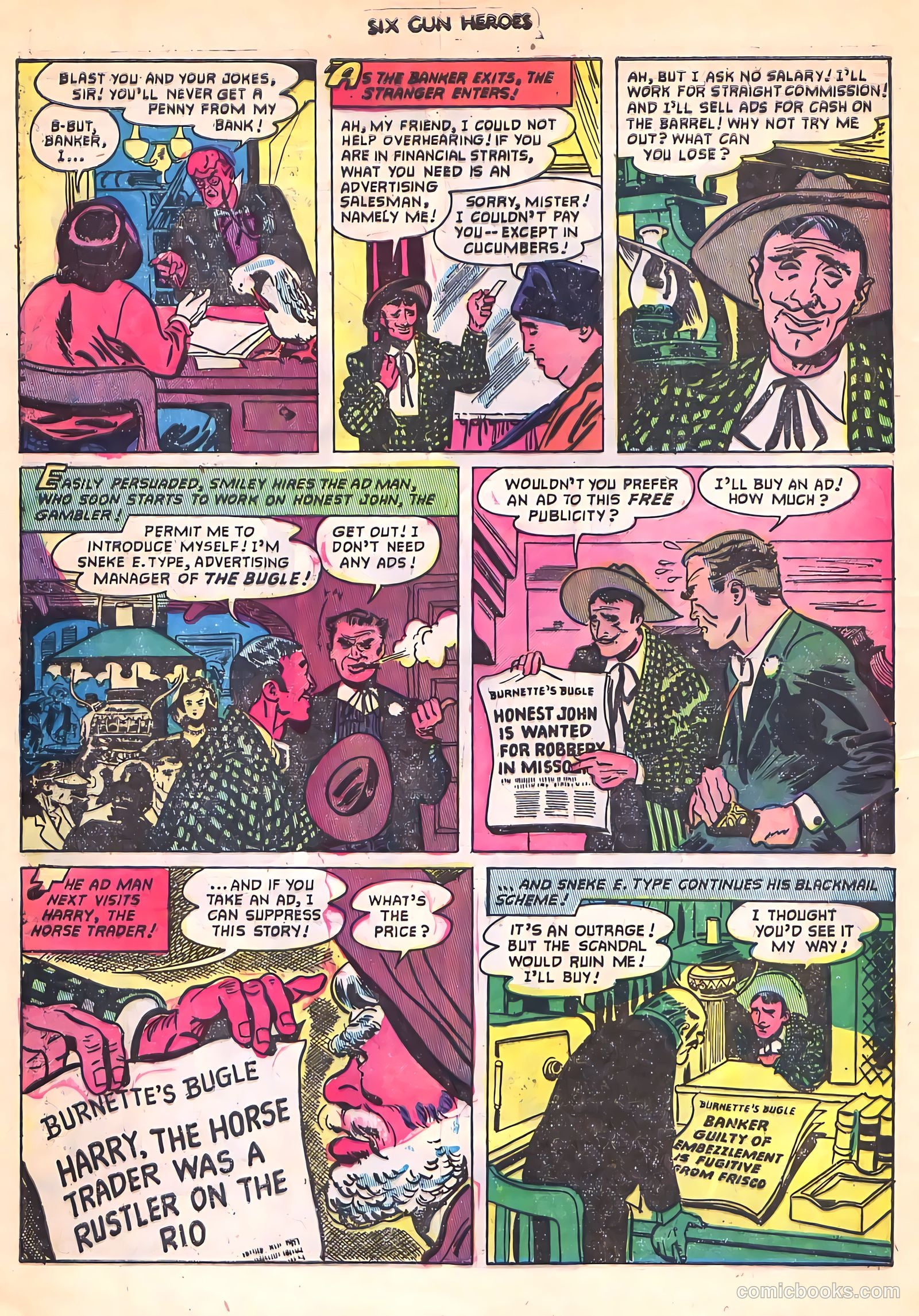 Six-Gun Heroes #17 (1952) — page 12 of 36