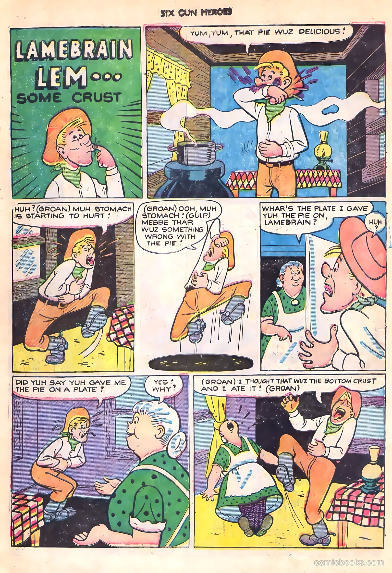 Six-Gun Heroes #17 (1952) — page 16 of 36