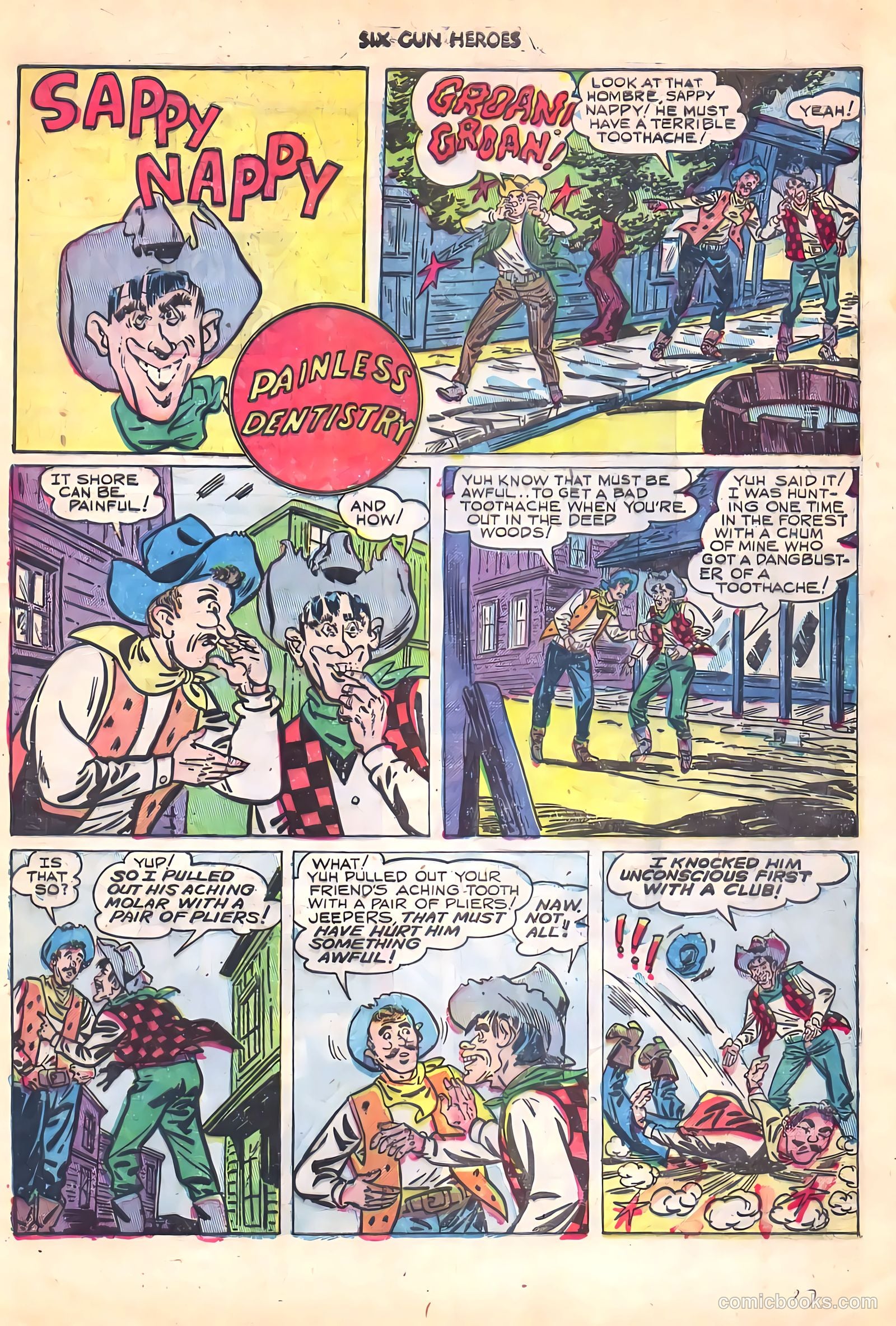 Six-Gun Heroes #17 (1952) — page 17 of 36
