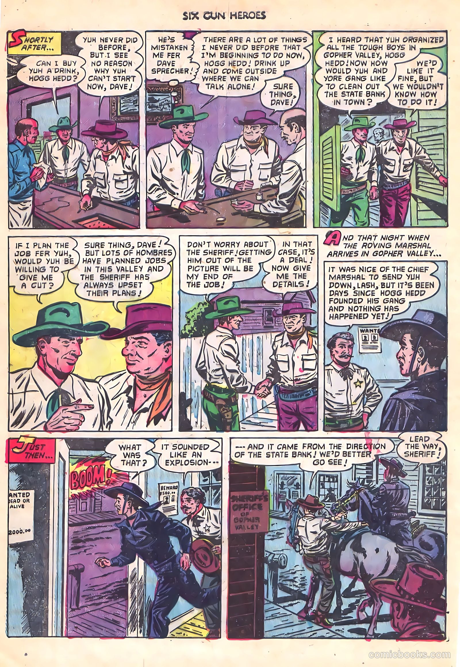 Six-Gun Heroes #17 (1952) — page 20 of 36