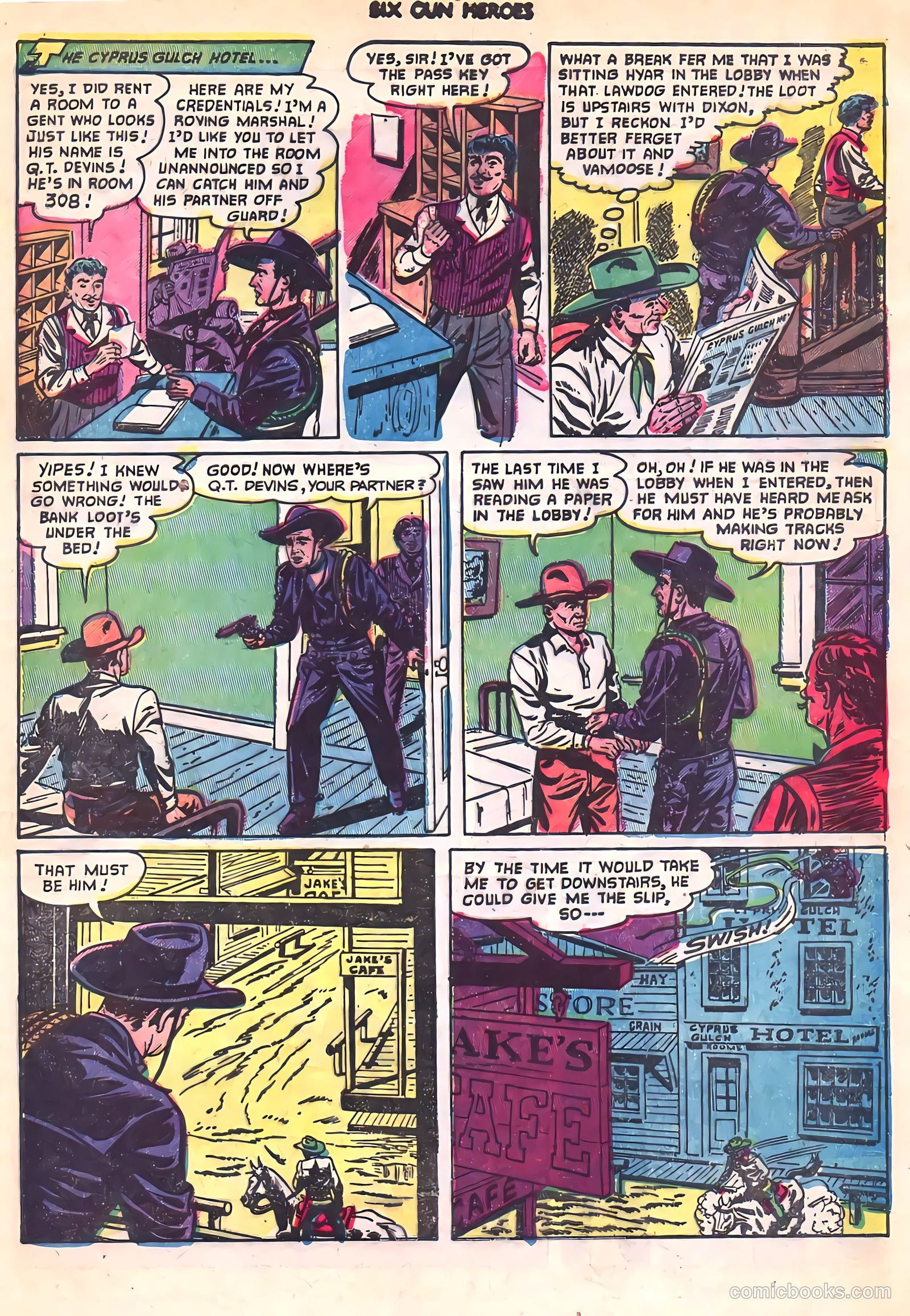 Six-Gun Heroes #17 (1952) — page 23 of 36