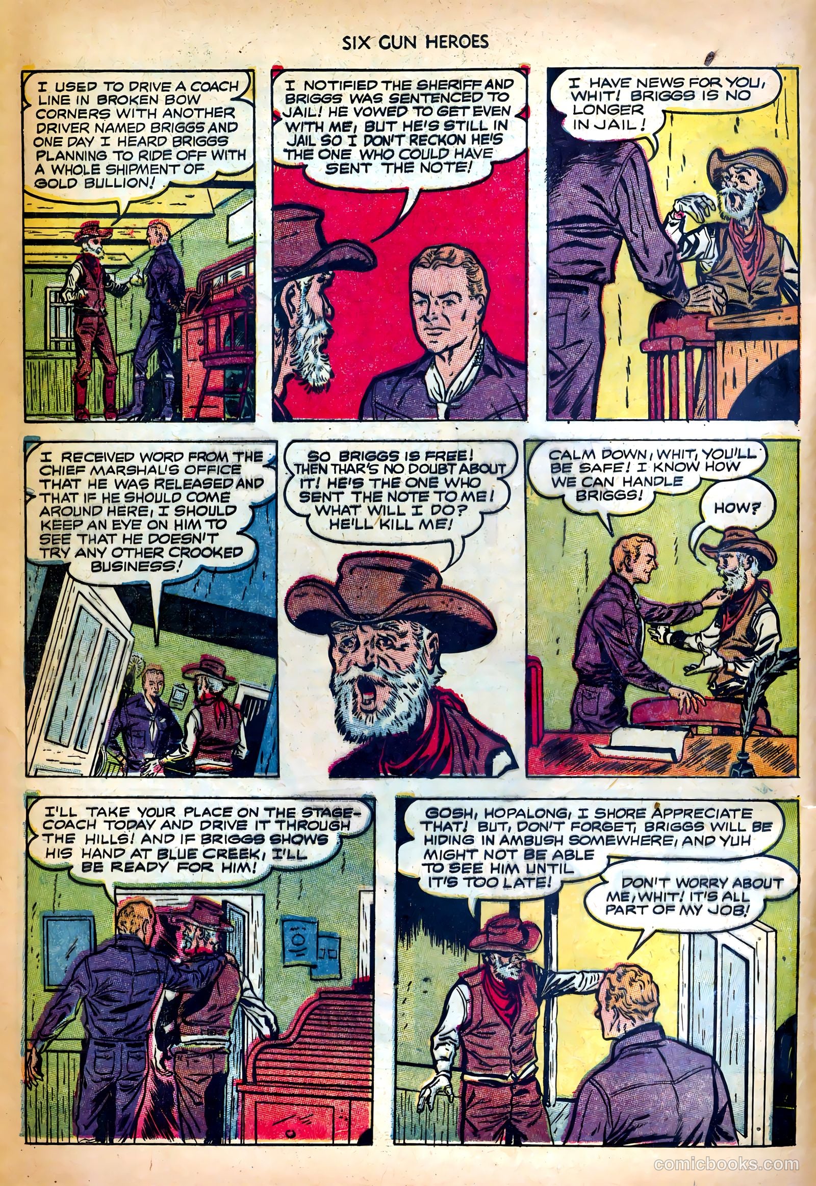 Six-Gun Heroes #18 (1953) — page 4 of 36