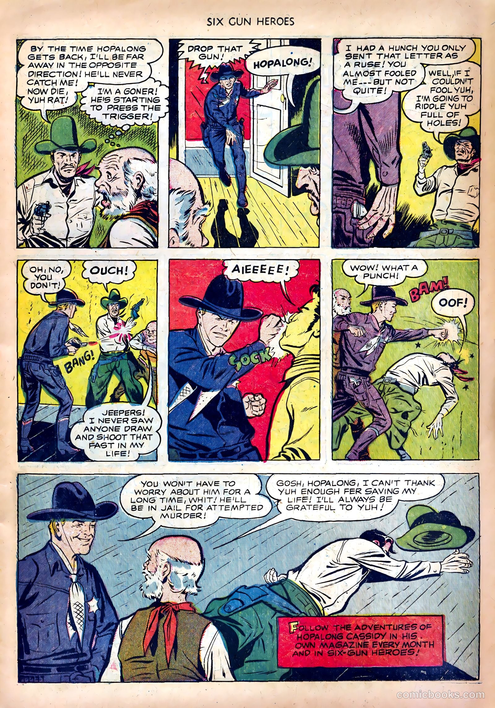 Six-Gun Heroes #18 (1953) — page 7 of 36