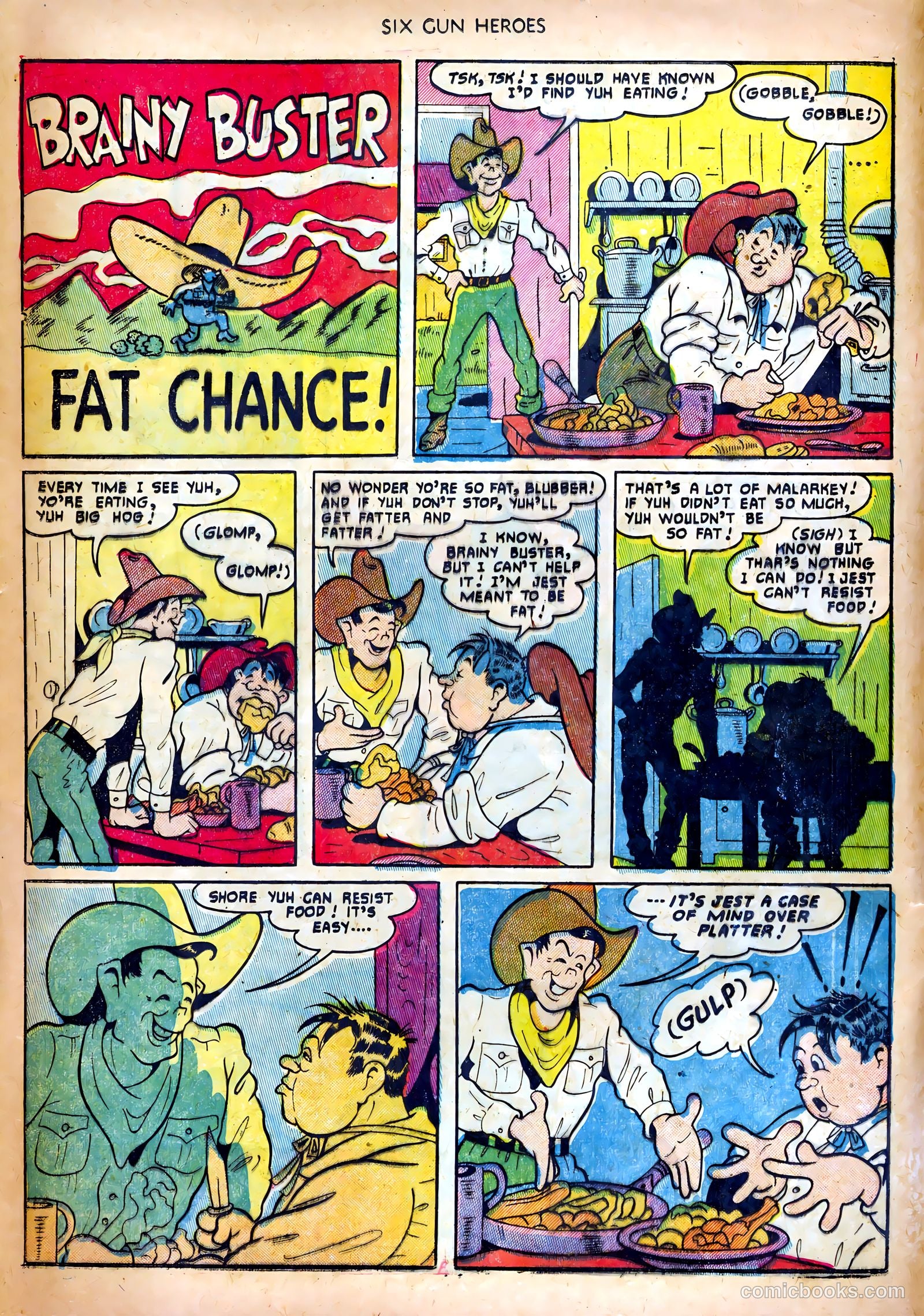 Six-Gun Heroes #18 (1953) — page 8 of 36