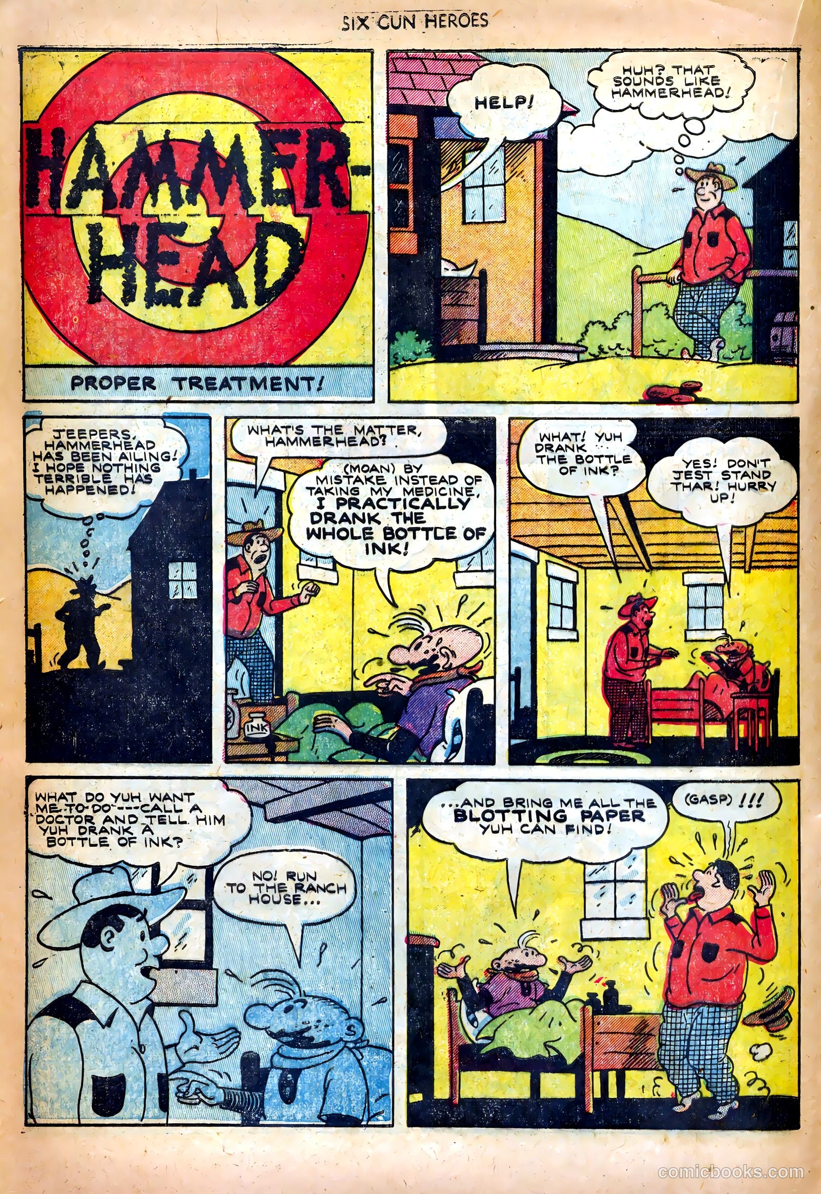 Six-Gun Heroes #18 (1953) — page 16 of 36
