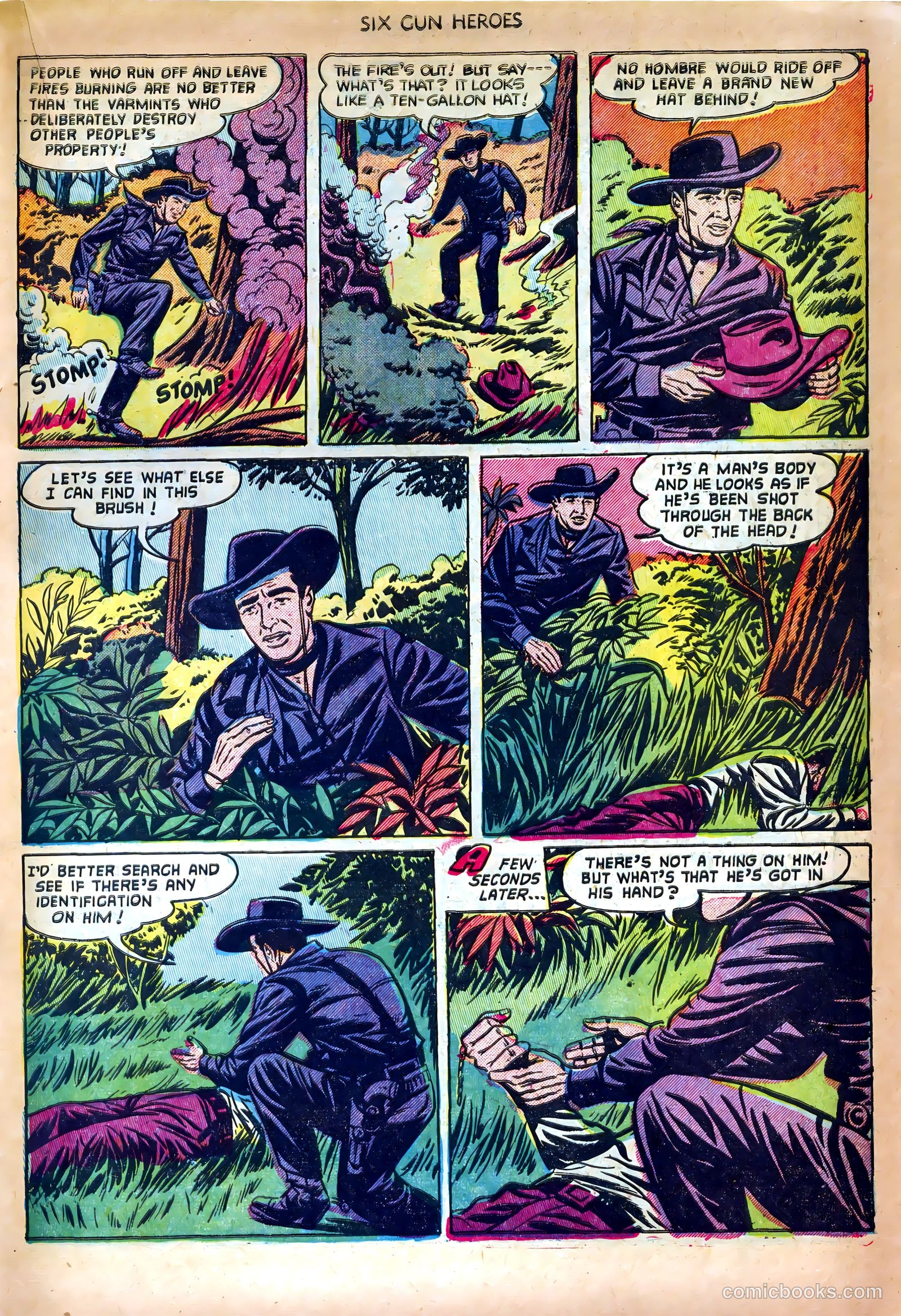 Six-Gun Heroes #18 (1953) — page 19 of 36