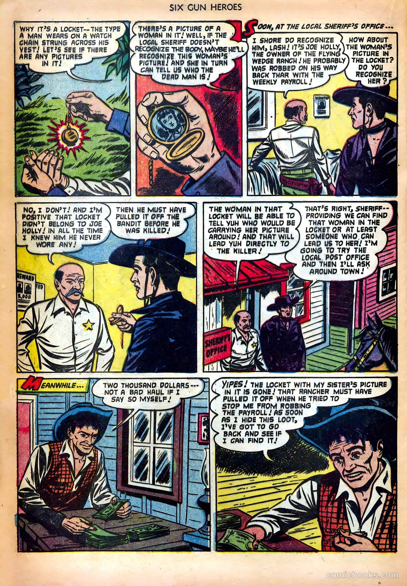 Six-Gun Heroes #18 (1953) — page 20 of 36