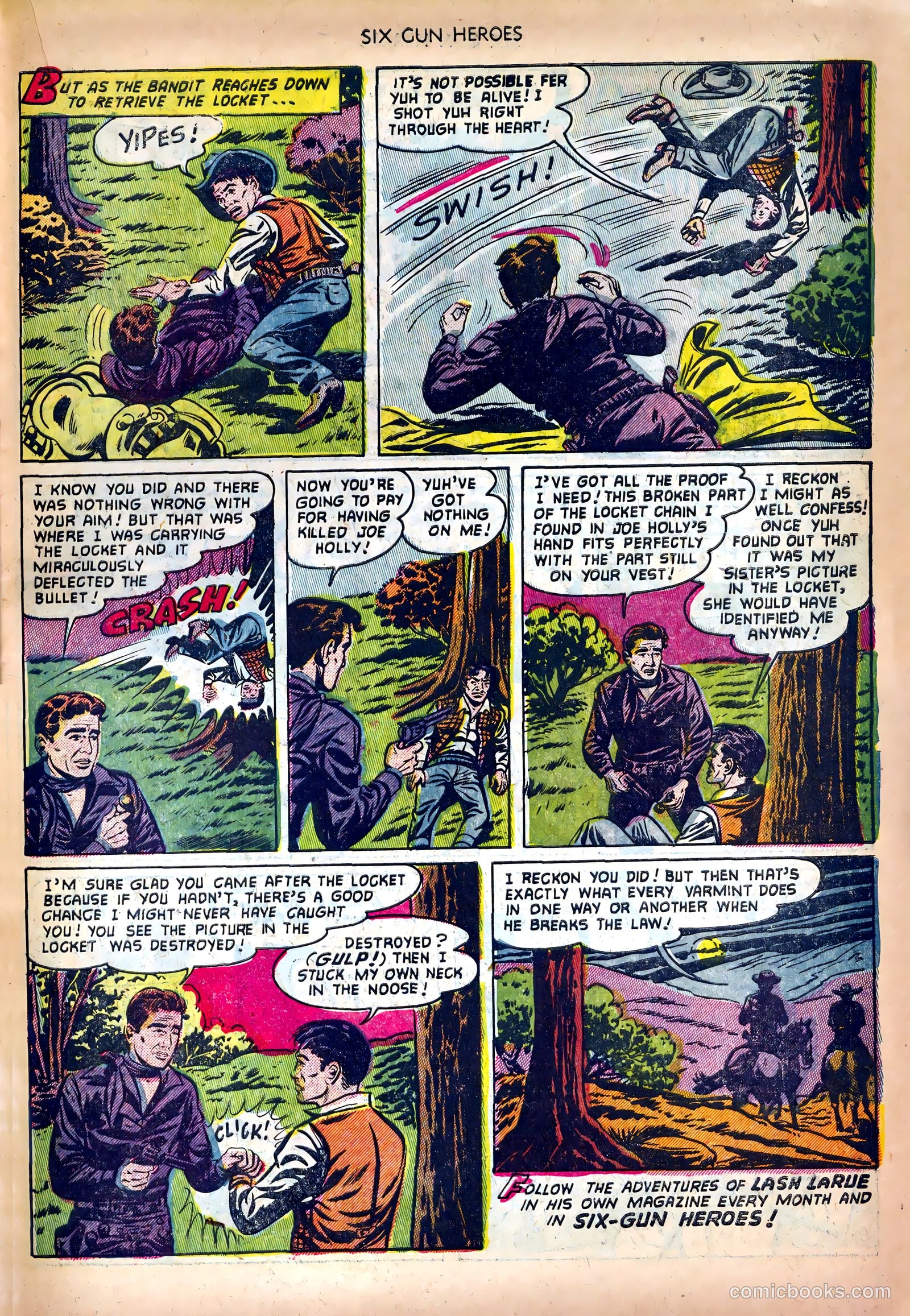 Six-Gun Heroes #18 (1953) — page 23 of 36