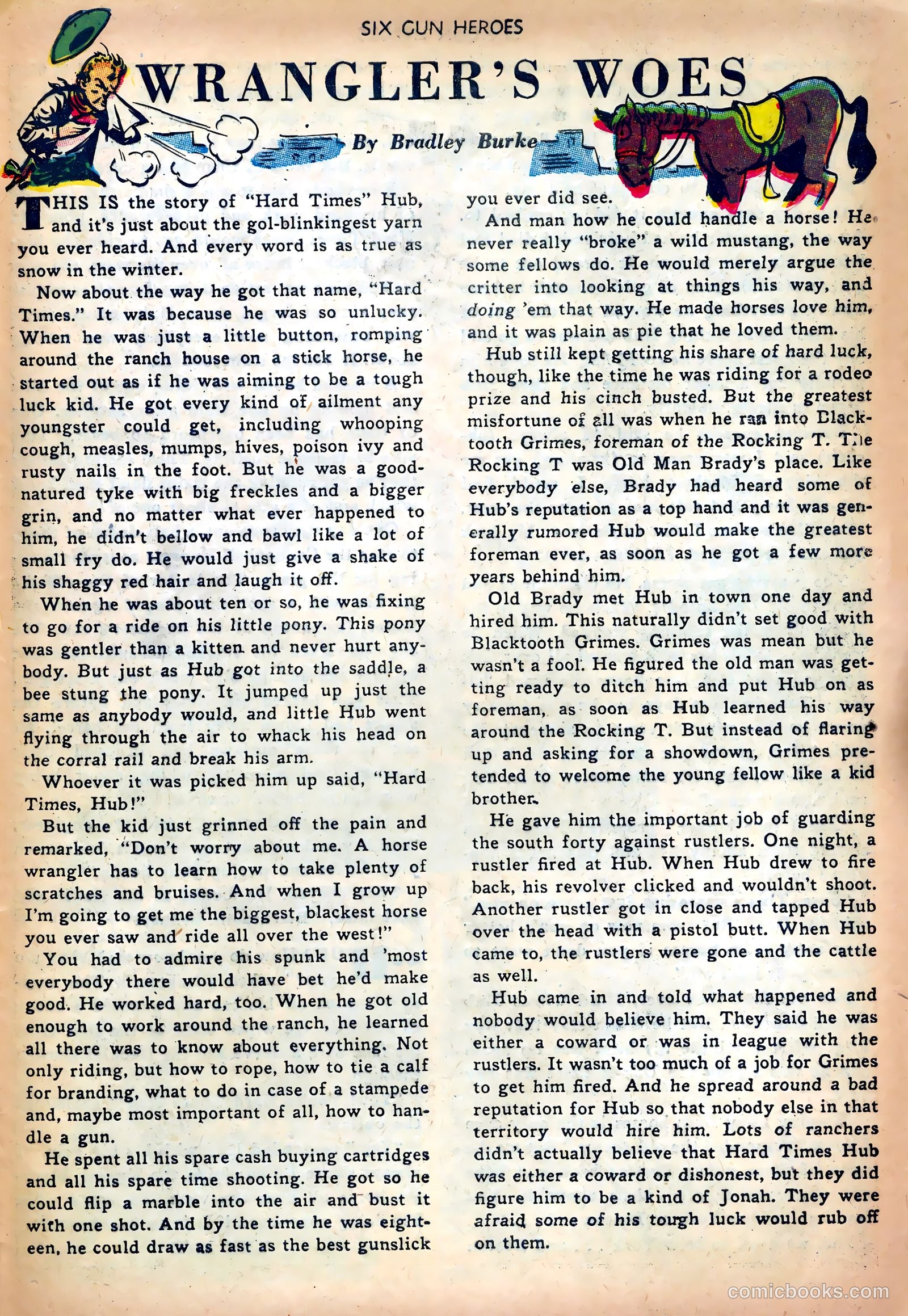 Six-Gun Heroes #18 (1953) — page 25 of 36