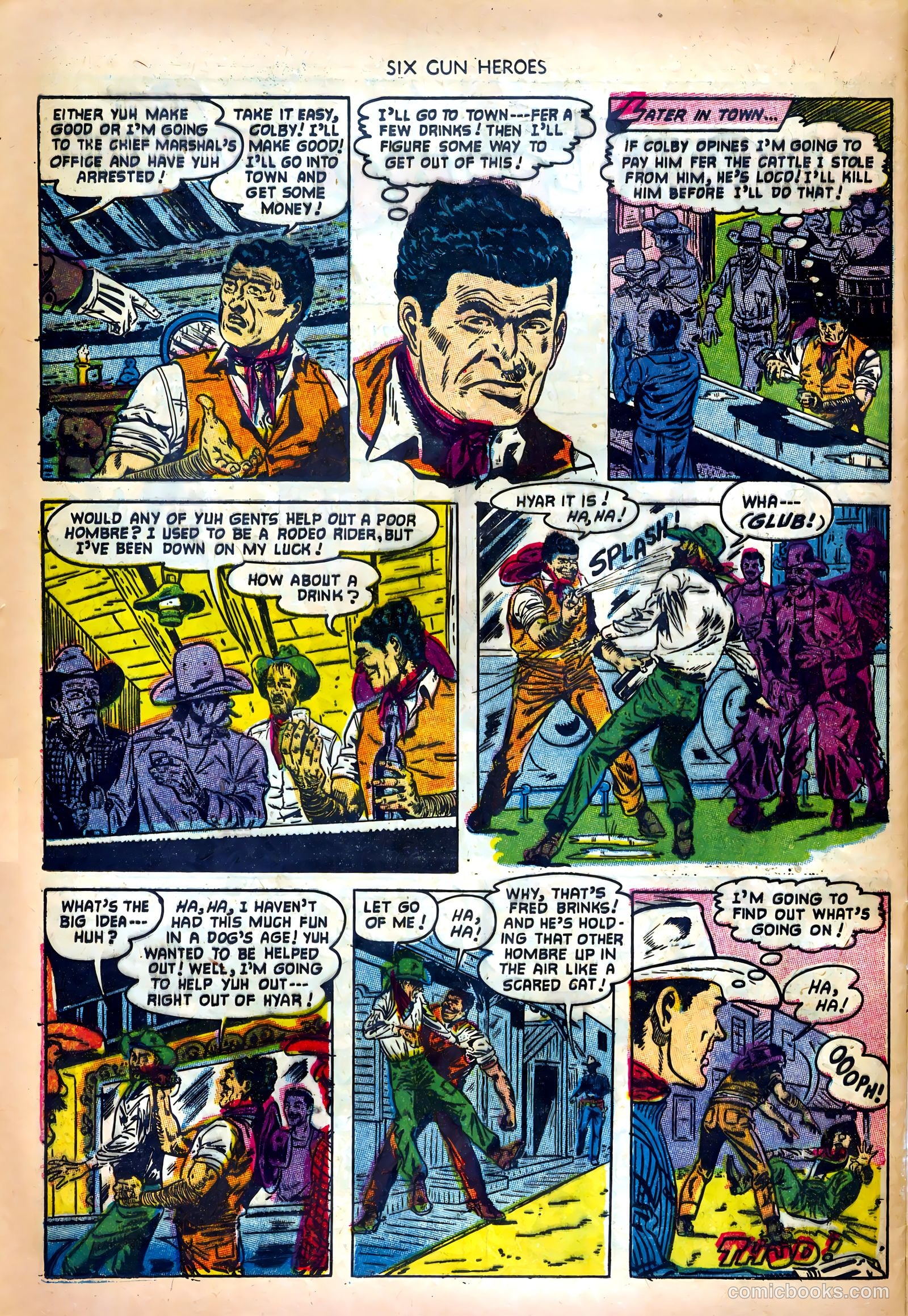Six-Gun Heroes #18 (1953) — page 28 of 36