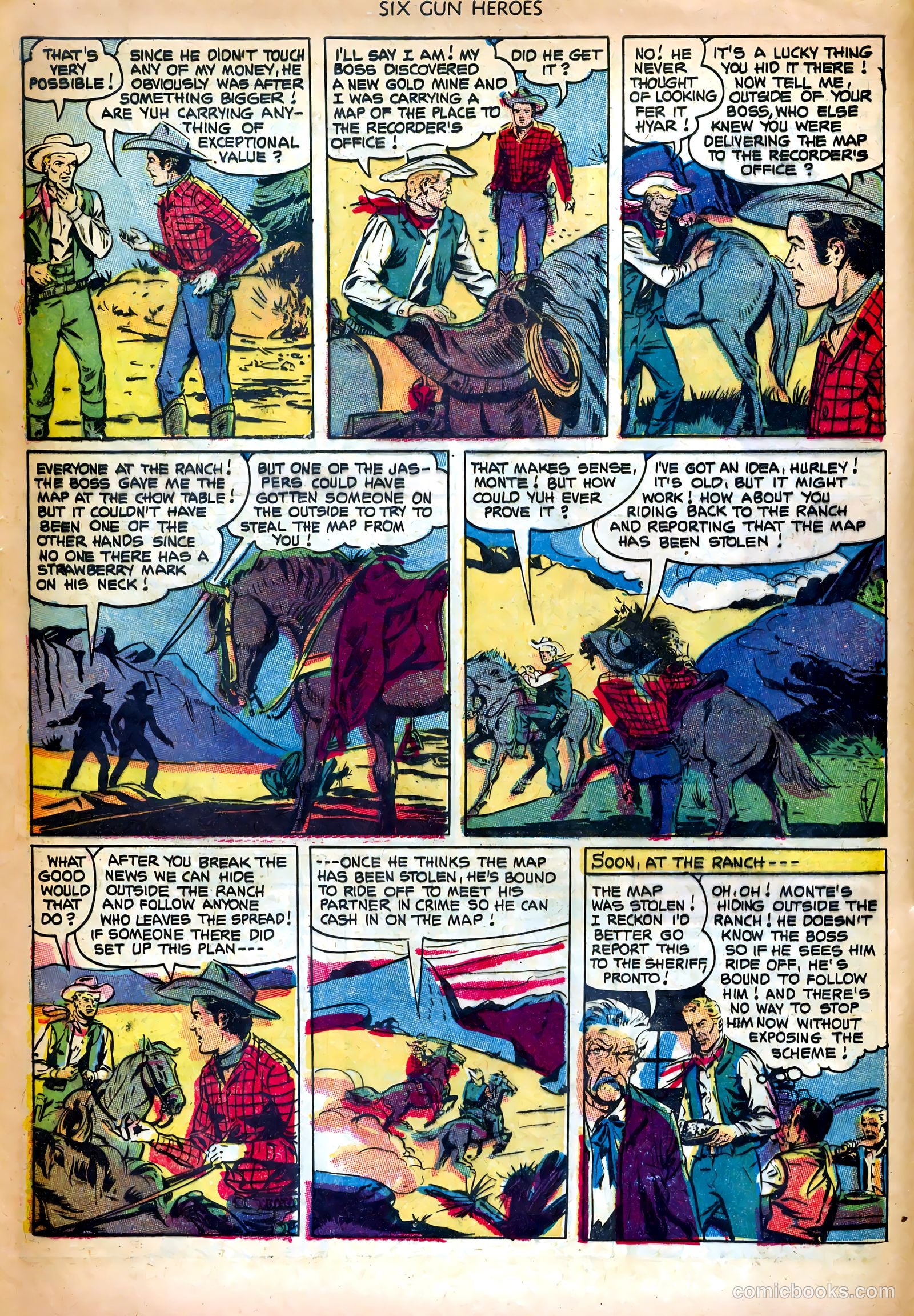Six-Gun Heroes #18 (1951) — page 12 of 36