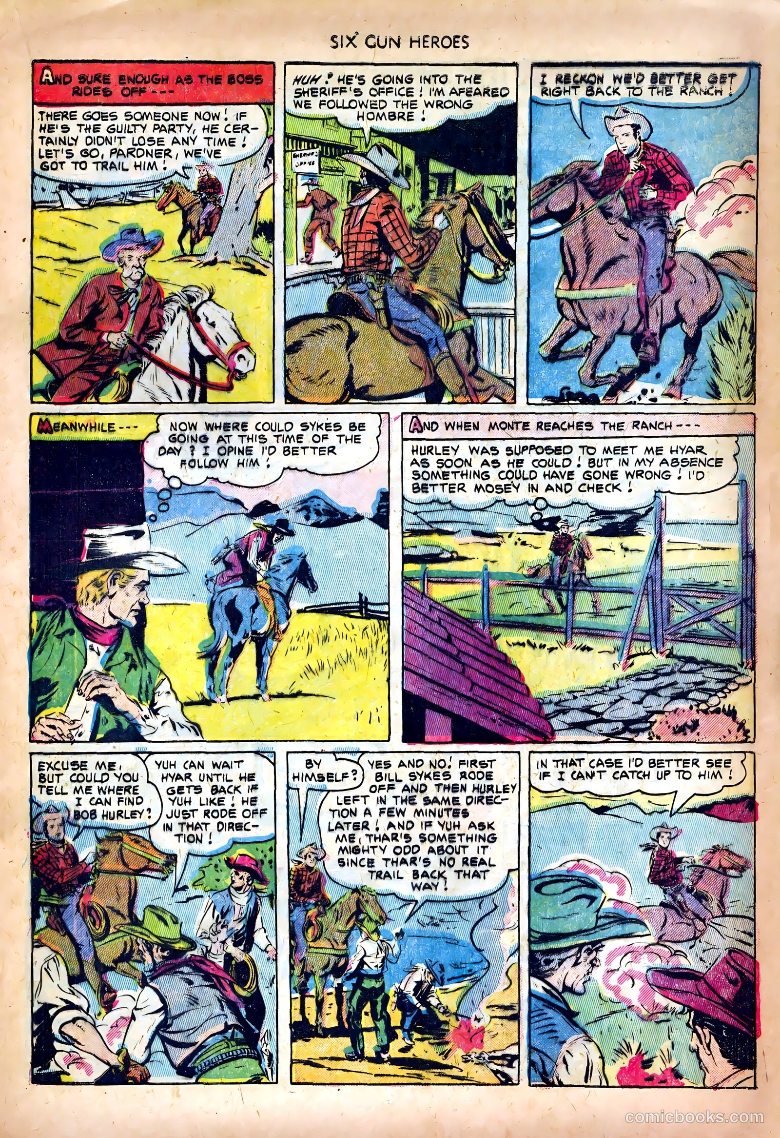 Six-Gun Heroes #18 (1951) — page 13 of 36