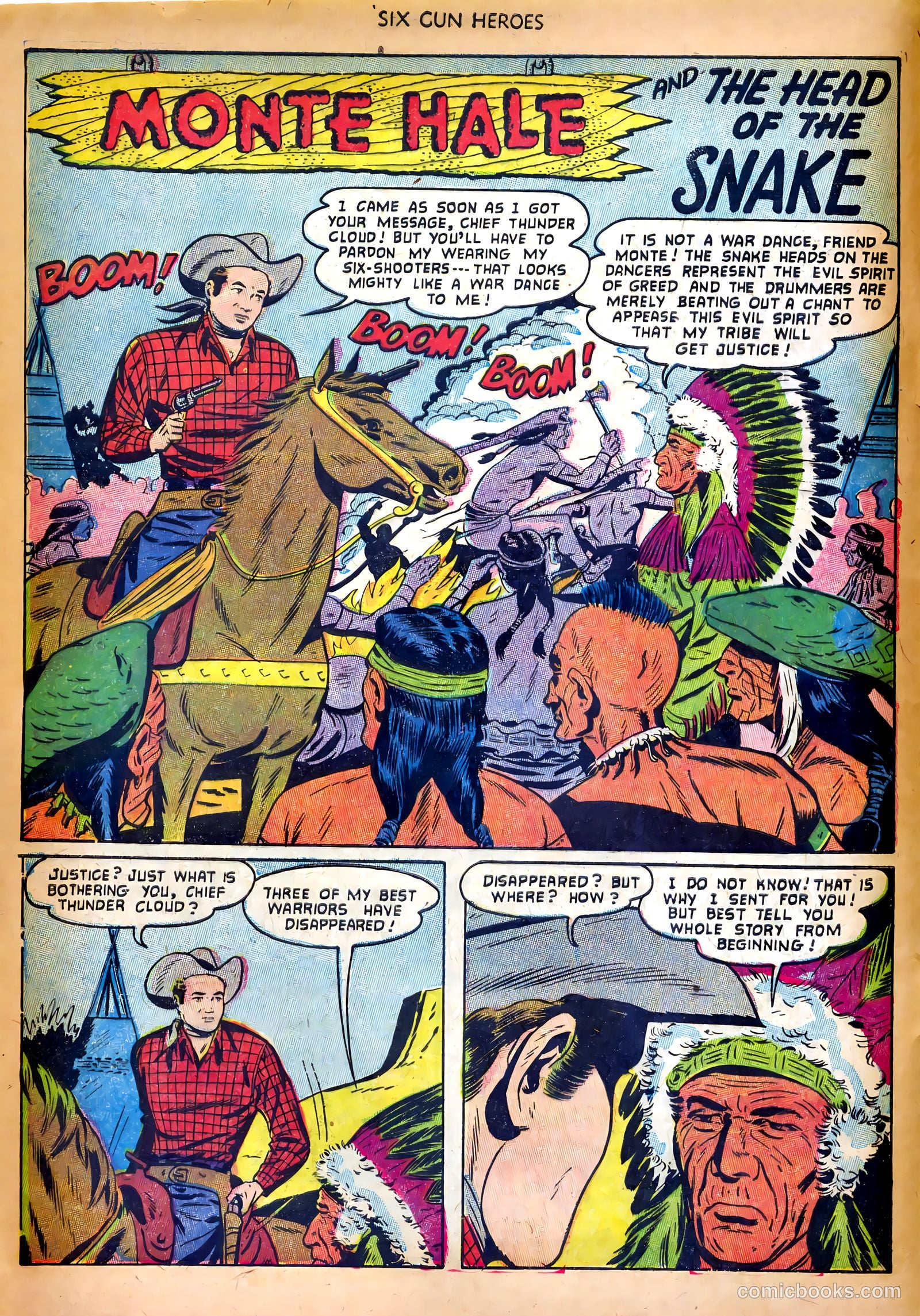 Six-Gun Heroes #19 (1953) — page 8 of 36