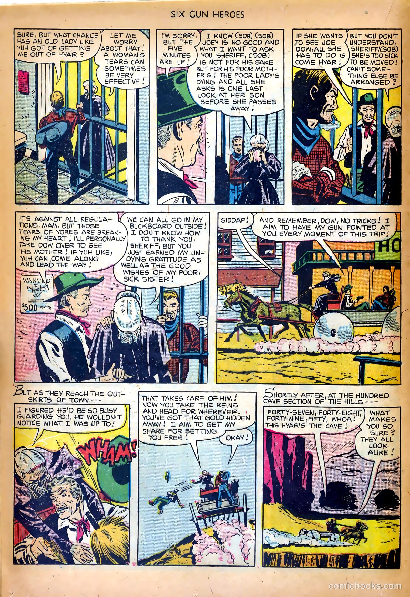 Six-Gun Heroes #19 (1953) — page 16 of 36