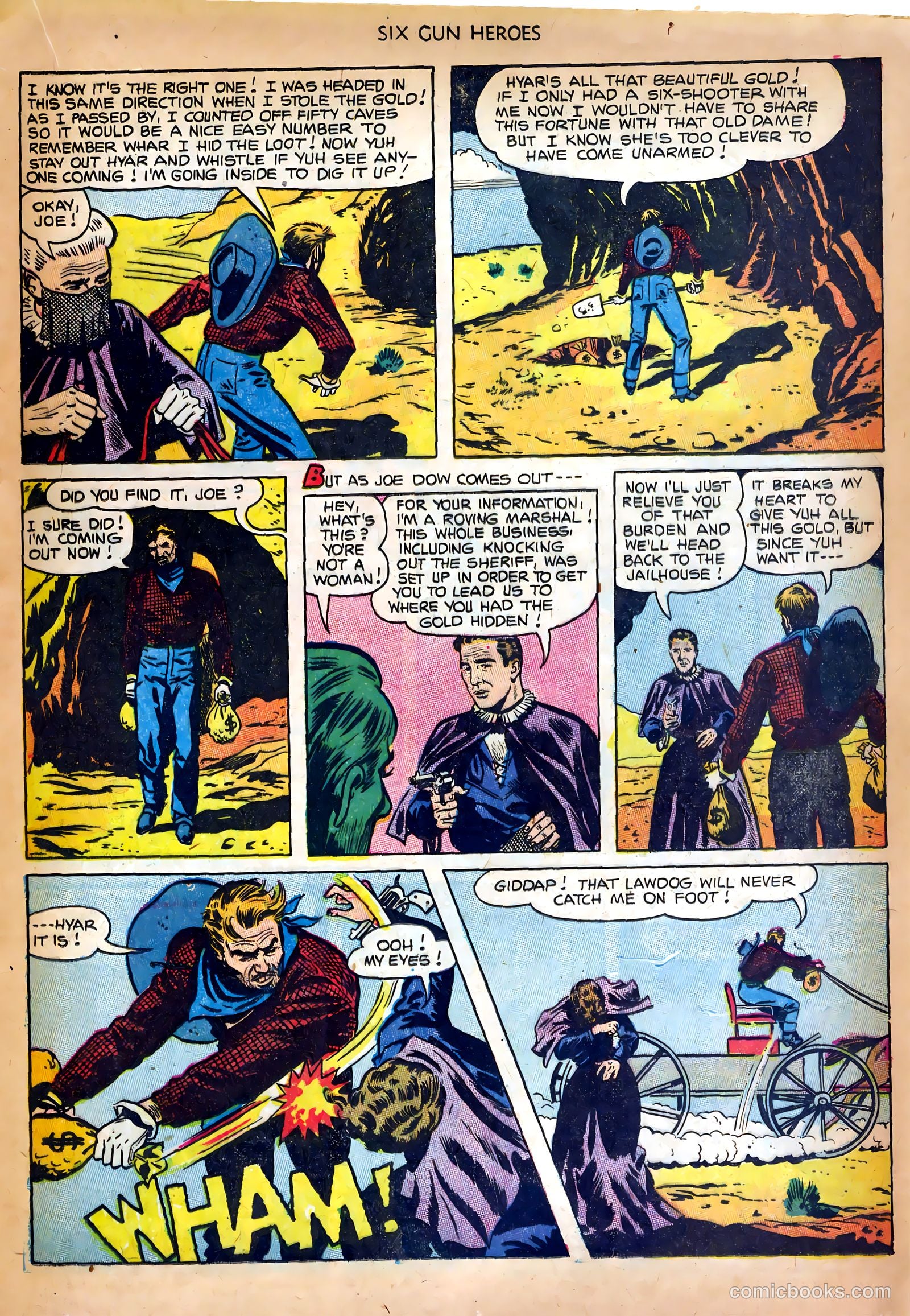 Six-Gun Heroes #19 (1953) — page 17 of 36